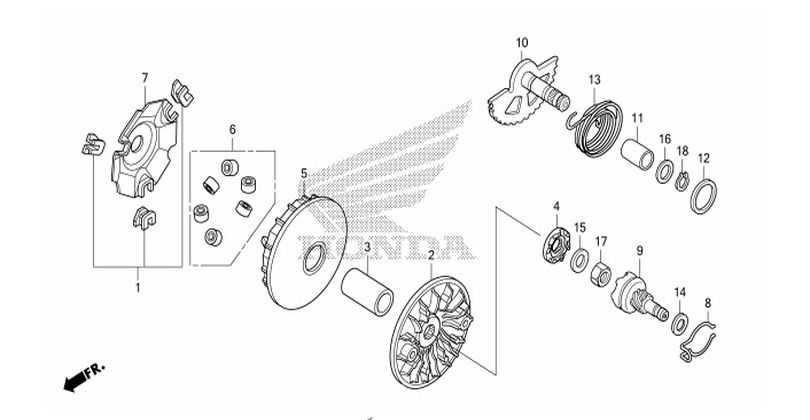 สมุดภาพอะไหล่แท้ฮอนด้าAT คลิก125ไอปี12(ตัวอย่าง/ไม่ได้ขาย)