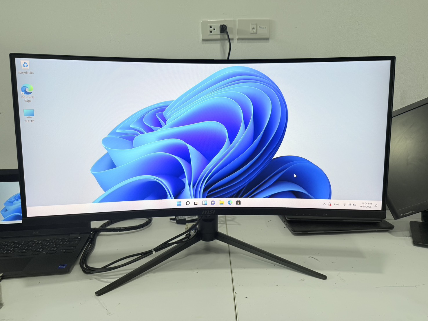MONITOR (จอมอนิเตอร์) Msi Mag 342CQR E2 34-inch + Adapter