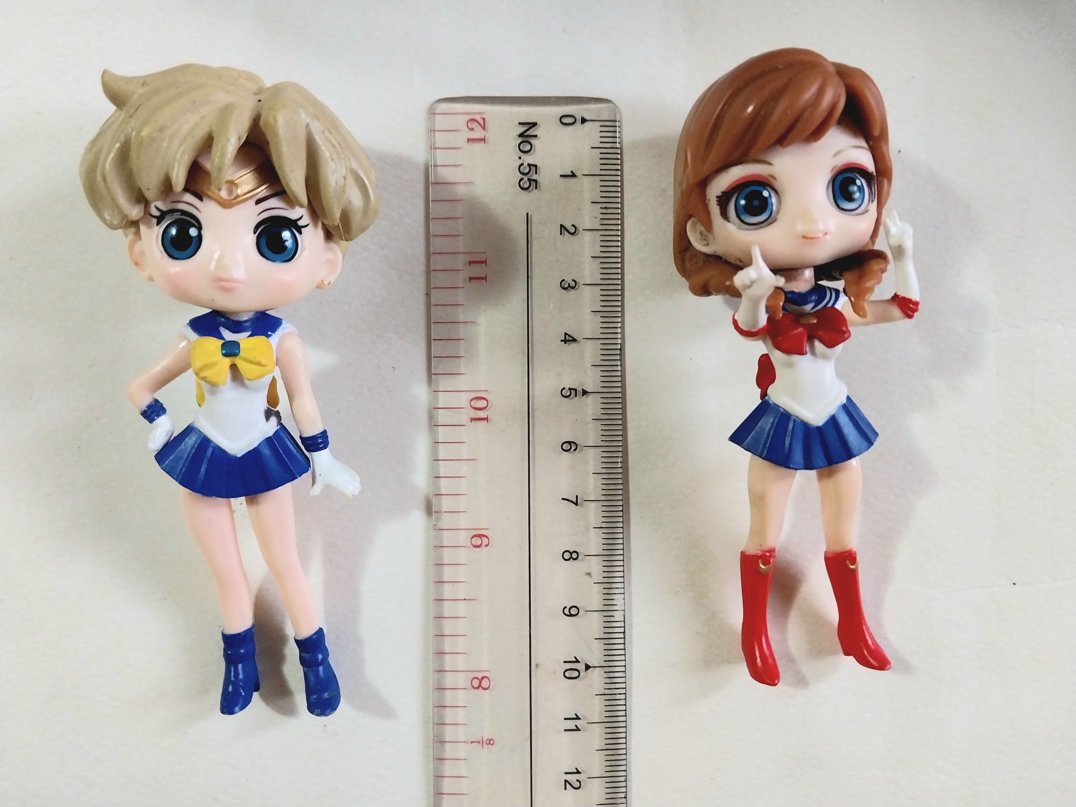 ขายคู่ เซเลอร์มูน(หัวแอนนา) กับ เซเลอร์ยูเรนัส** ไม่มีปั๊ม-ไม่มีฐาน** ขนาดประมาณ 10 ซม. ตามภาพ