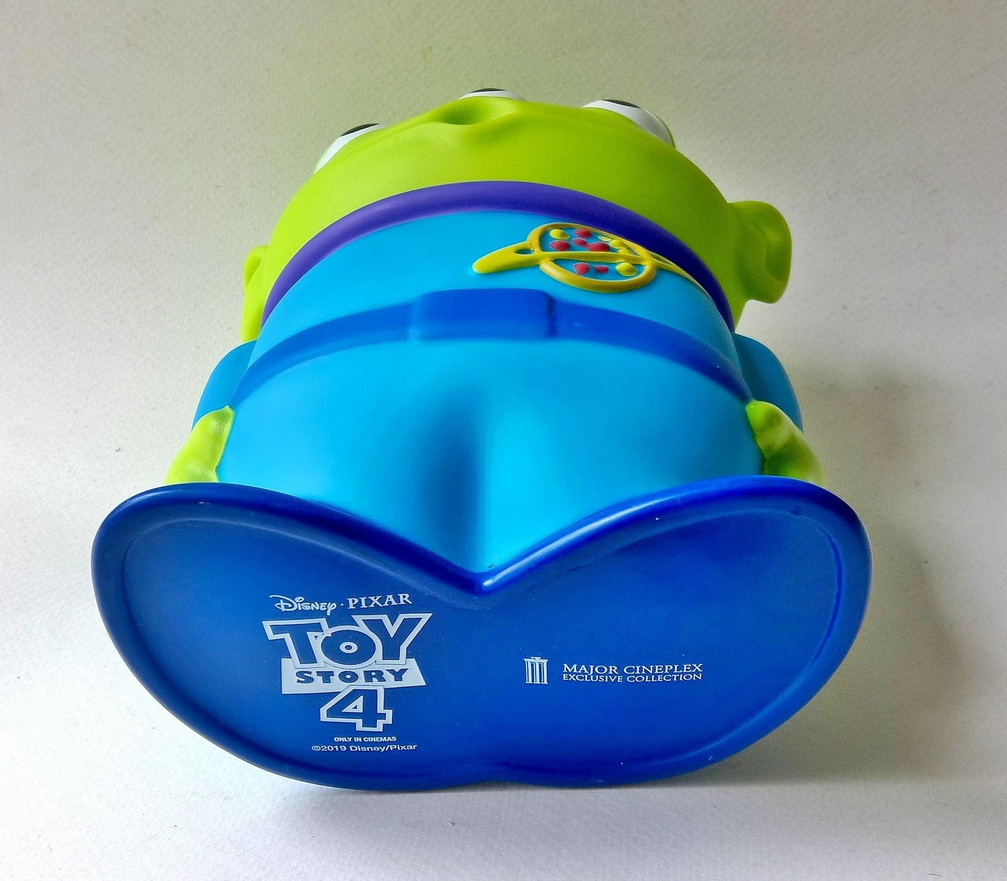 ของสะสมขวดน้ำจากเมเจอร์ ซีเนเพล็กซ์ "มนุษย์ต่างดาว 3 ตา จาก Toys Story4", Water Bottle, collectible from Major Cineplex, from the animation movie "Toy Story4, the 3 -eyes- alien" ขนาดประมาณ 19 *14 cm.