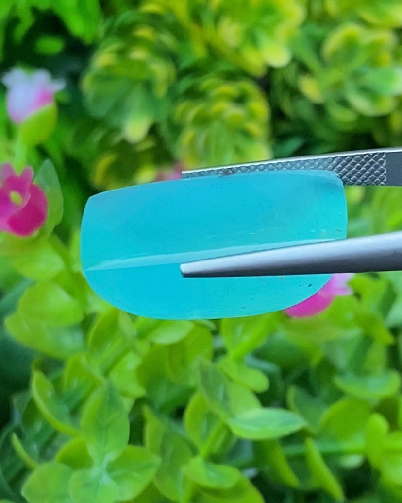 พลอย โอปอลเปรู Peruvian Opal 25.09 กะรัต (Cts.) พร้อมใบเซอร์ พลอยแท้ อัญมณีมงคลประจําวันเกิด เครื่องประดับพลอย