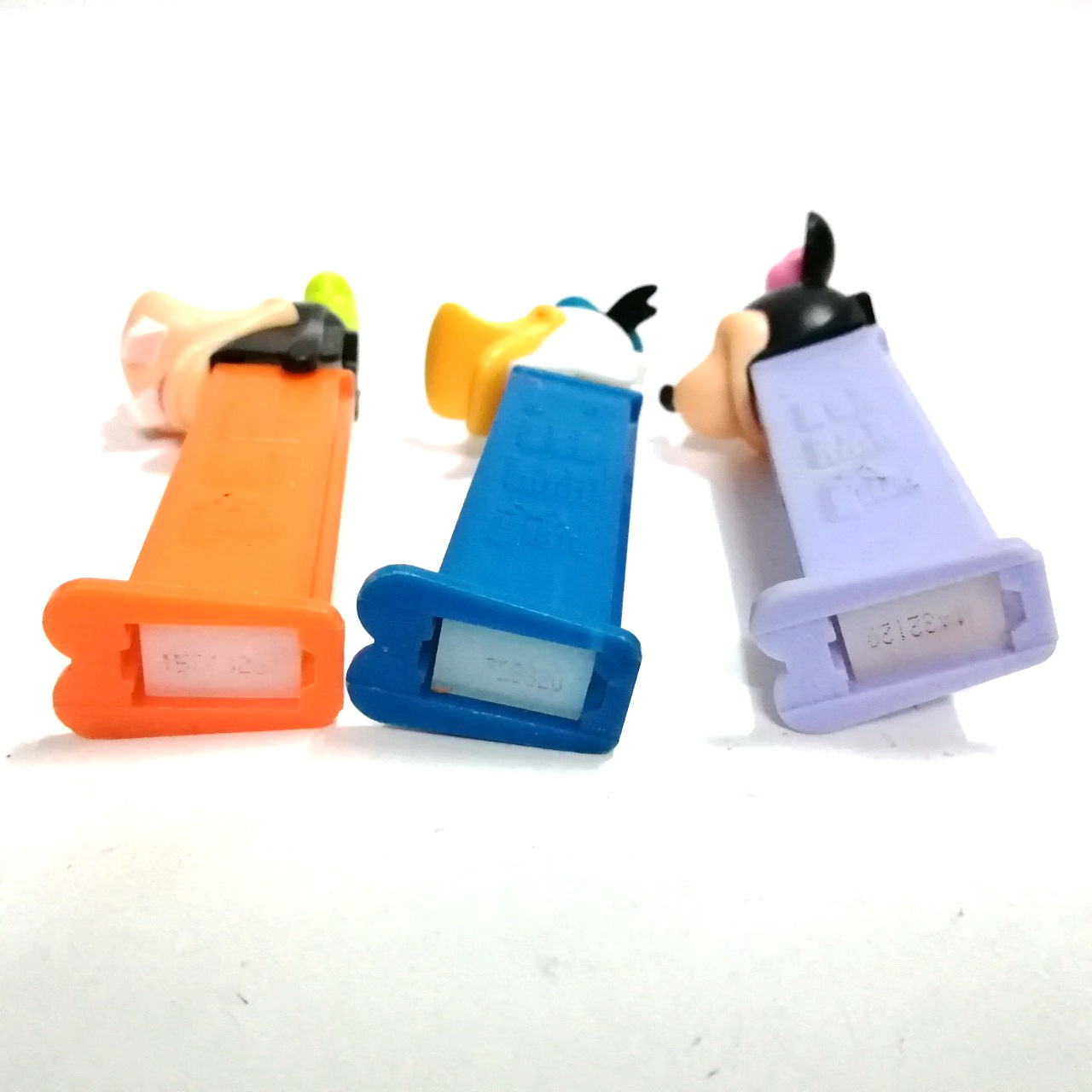 ของสะสม กล่องใส่ขนมเพซ :-หมาพลูโต ,มินนี่เม้าส์,โดนัลดั๊กส์ Pez dispenser : Pluto, Minnie Mouse , Donald Duck***ไม่มีขนม มีรอยบ้าง