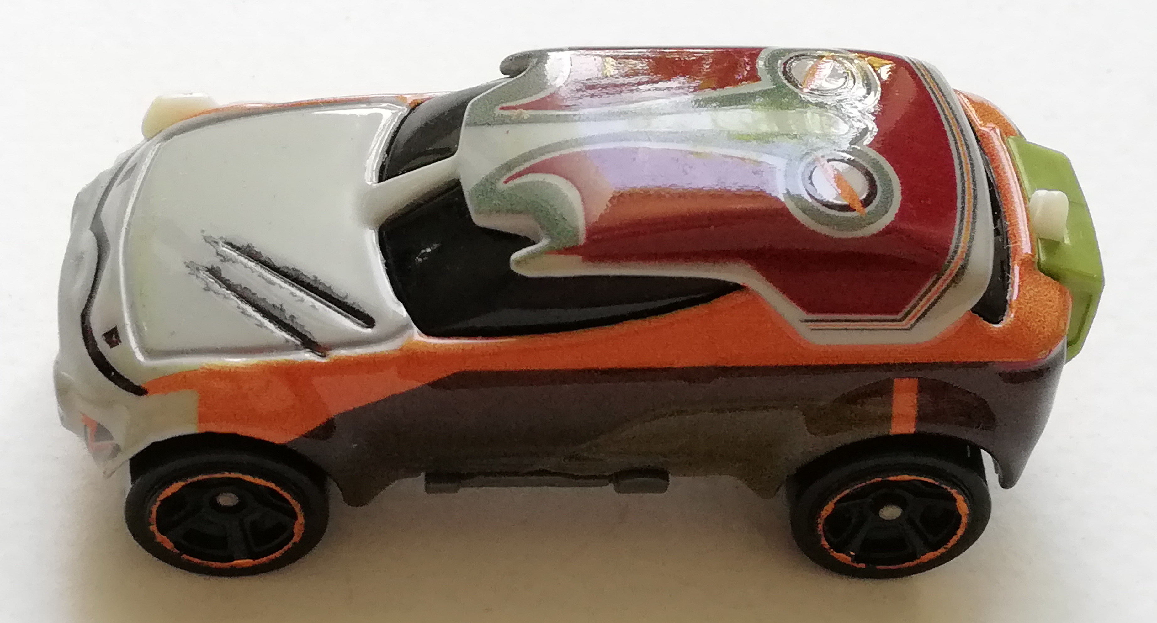 Die Cast, รถเหล็กสีส้มลายเอสร่า บริสเจอร์ EZRA BRIDGER จาก สตาร์วอรส์ Star Wars ,DLA73,2016 Mattel**ไม่มีแพ็ค