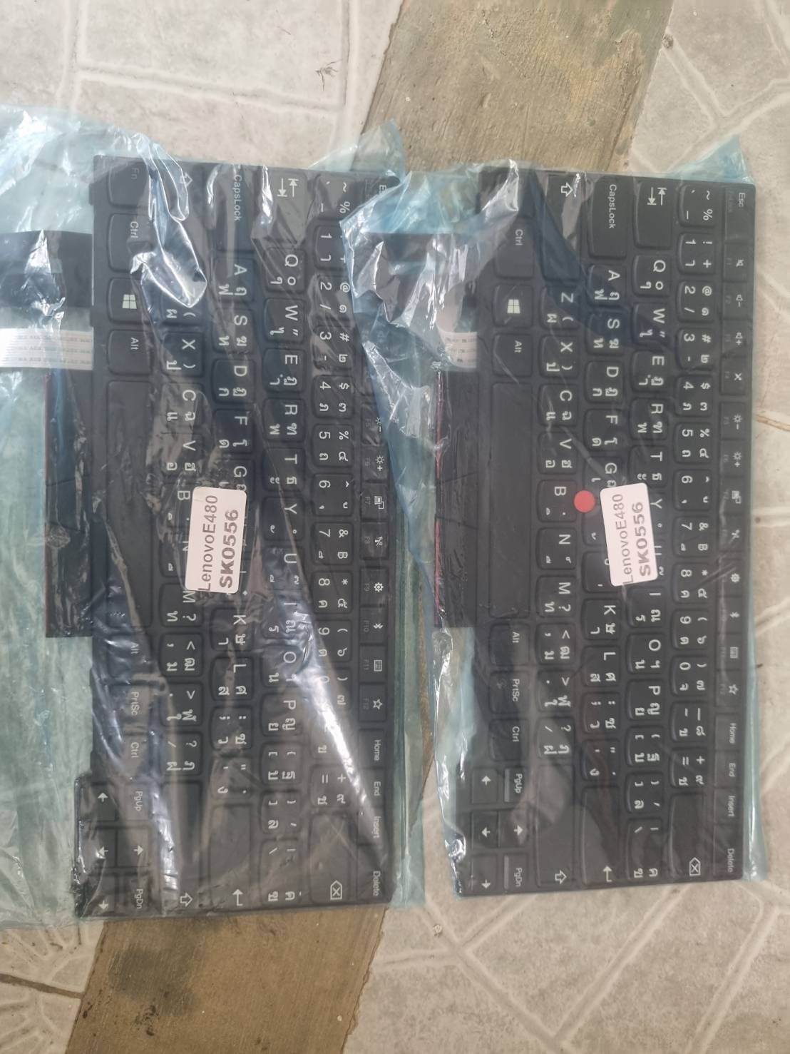 คีย์บอร์ดโน๊ตบุ๊ค KEYBOARD LENOVO THINKPAD L380 E480 E490 T480S T490 T14 GEN1 L390 YOGA TH-EN ของใหม่ ของแท้ ไม่ใช่เทียบ มี 2 ตัว