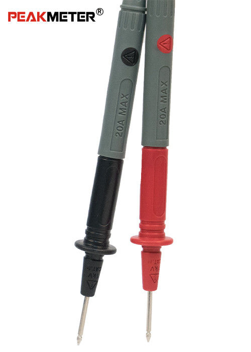 สายมัลติมิเตอร์ Multimeter Test Probes Gold Plate Wire Pen Cable Red + Black
