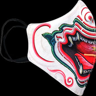 หน้ากากผ้า ลายหนุมาน