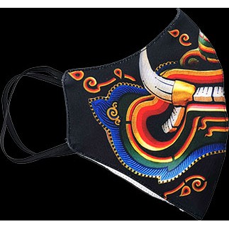 หน้ากากผ้า ลายไมยราพ