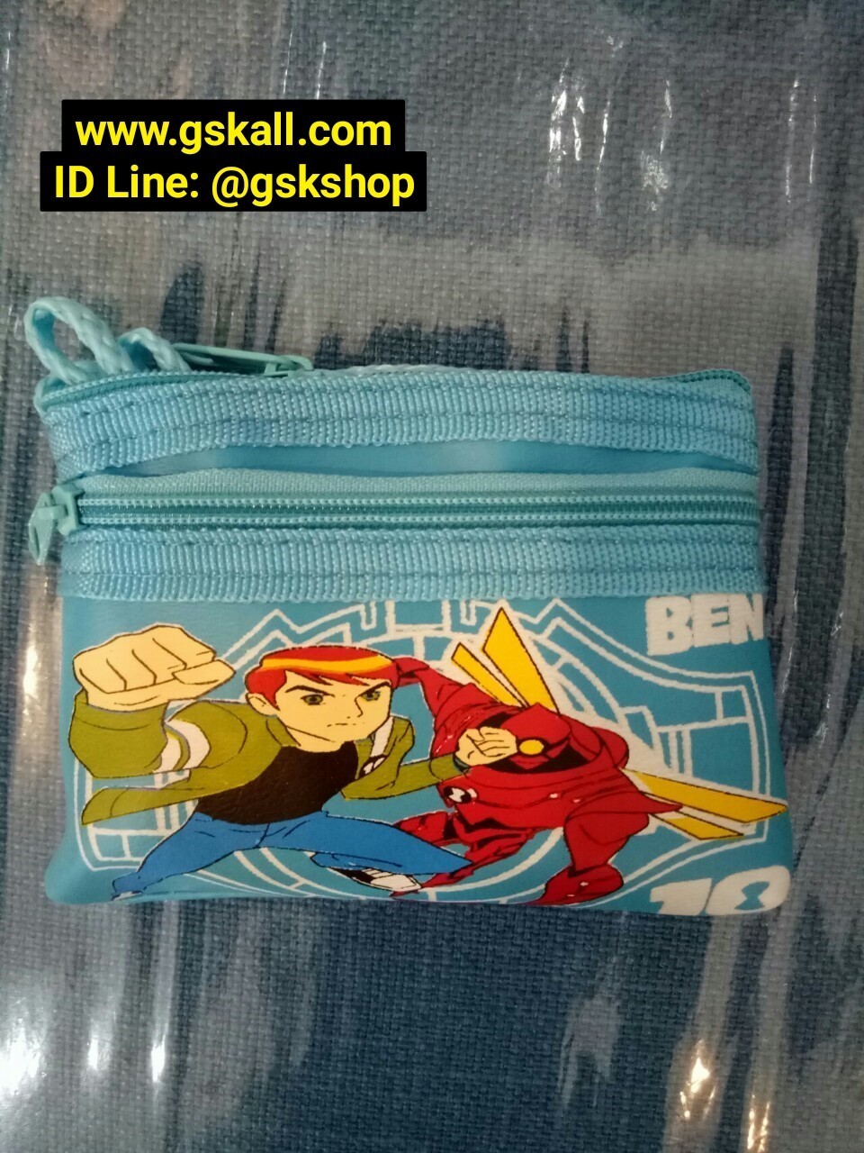 กระเป๋าเด็กมีสองซิปลายเบ็นเท็น