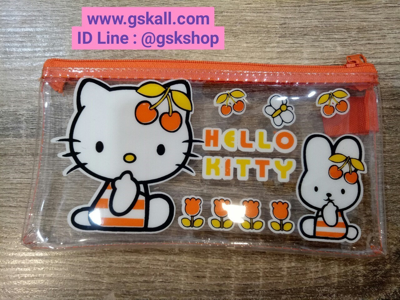 กระเป๋าใส่ดินสอลายคิตตี้