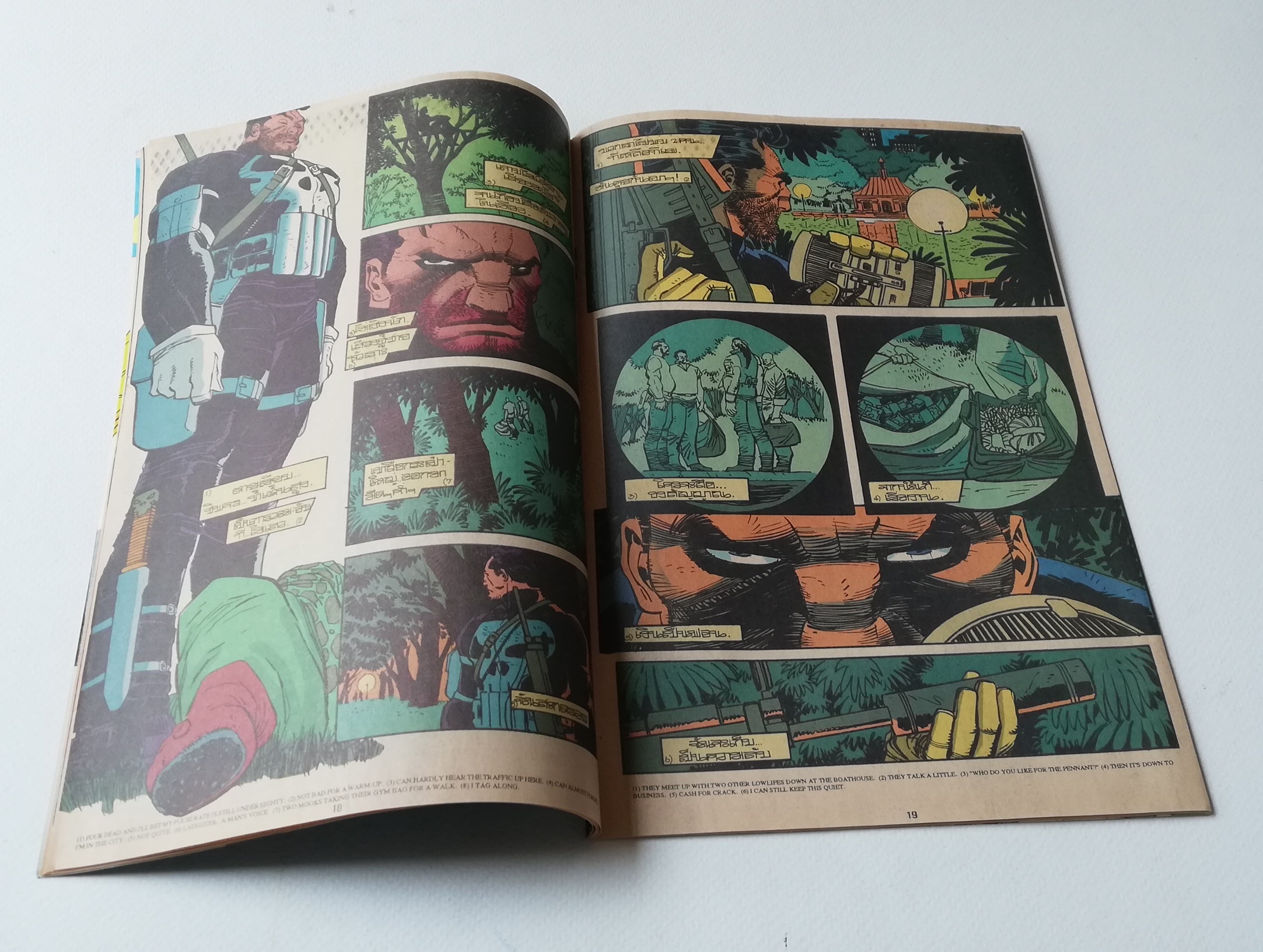 มีหลายภาพ,นิตยสารแนวการ์ตูนเก่า Marvel comics, พันนิชเชอร์ The Punnisher ฉบับที่2 THE PUNISHER WAR ZONE