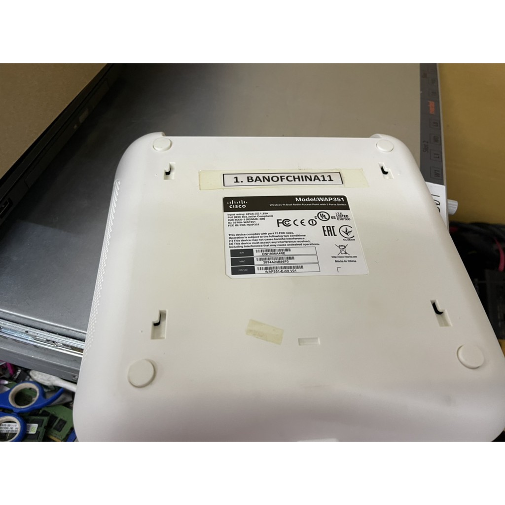 CISCO WAP351 - Wireless-N Dual Radio Access Point with 5 Ports Switch