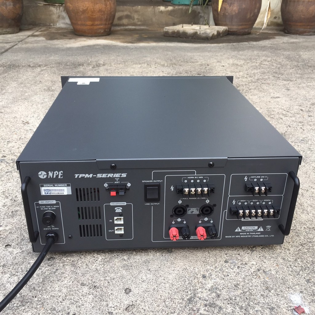 NPE TPM-2500MP3 AC/DC POWERMIXER+LINE