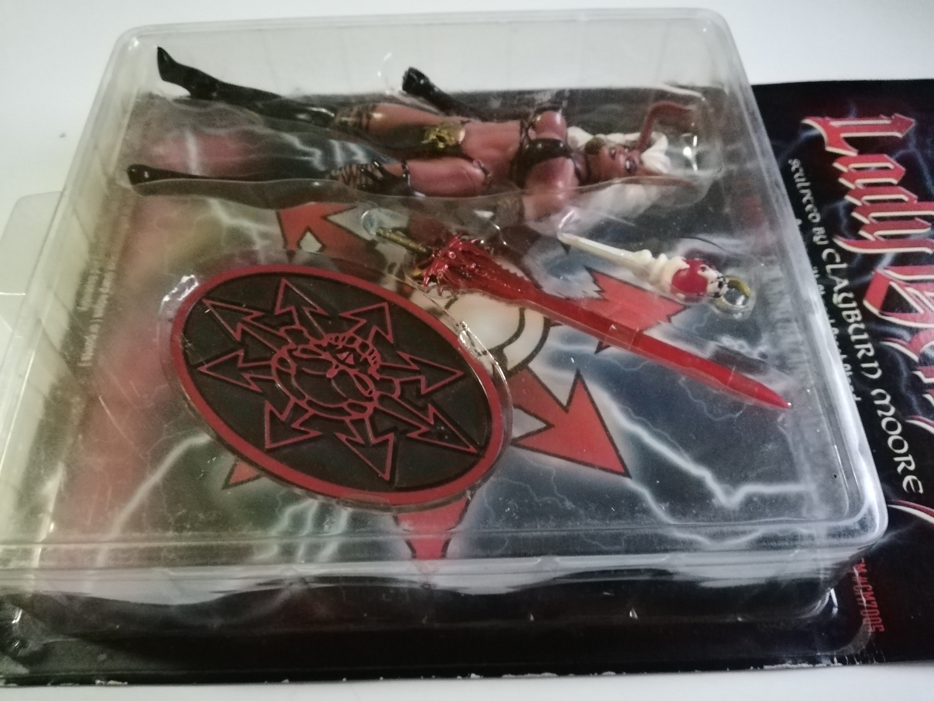 ของสะสมงานเก่าMoor Action Collection ,Chaos comics ฟิกเกอร์เดม่อนสาว Lady Demon ออริจินอลดีไซน์จาก Brian Purido พร้อมฐาน ขนาดประมาณ 20 ซม