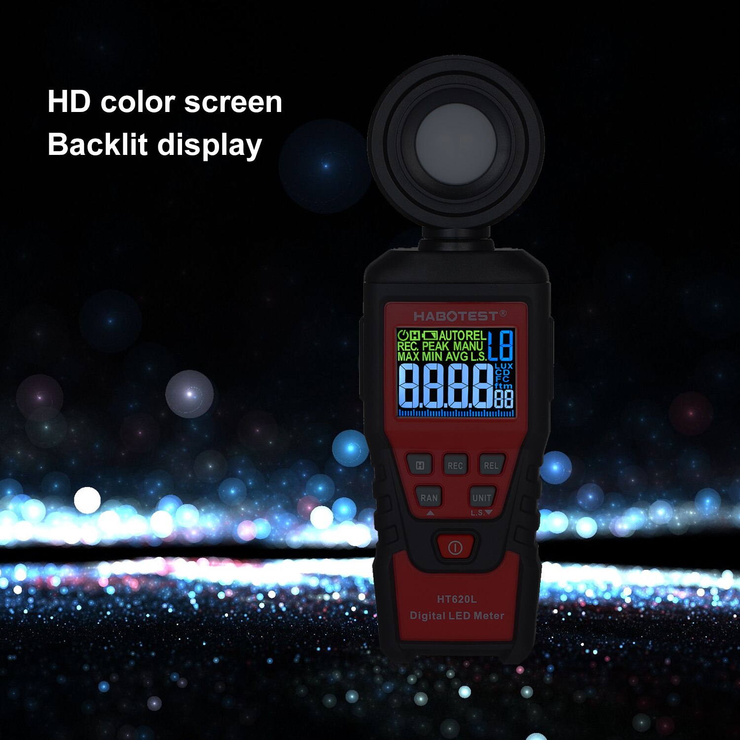 เครื่องวัดแสง Digital LED Light Meter รุ่น HT620L