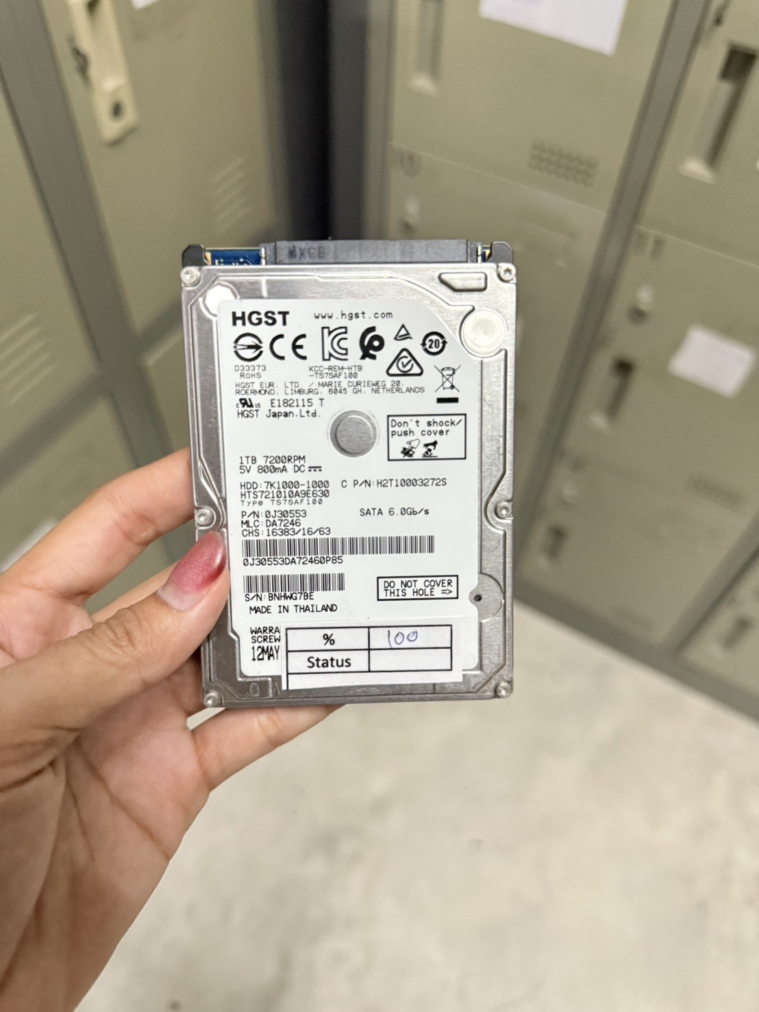 HGST 1TB SATA 2.5 6Gbps 7200RPM"