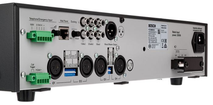 BOSCH Plena PLE-1ME060-EU เครื่องขยายเสียง Plena Mixer Amplifier 60 Watt 4 Microphone / Line Inputs