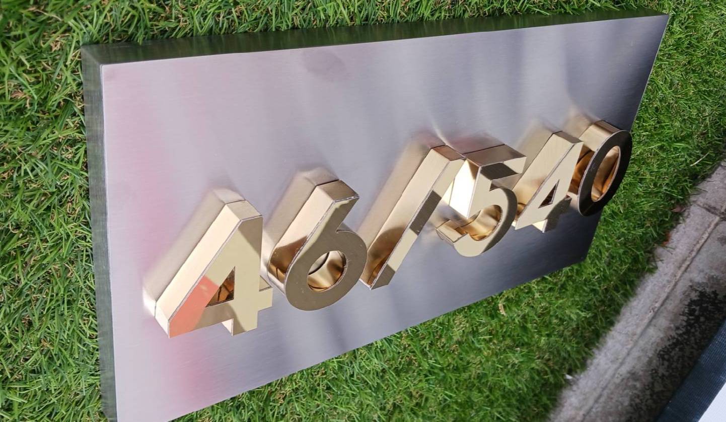 ป้ายบ้านเลขที่ รับทำป้ายโลหะทุกชนิด