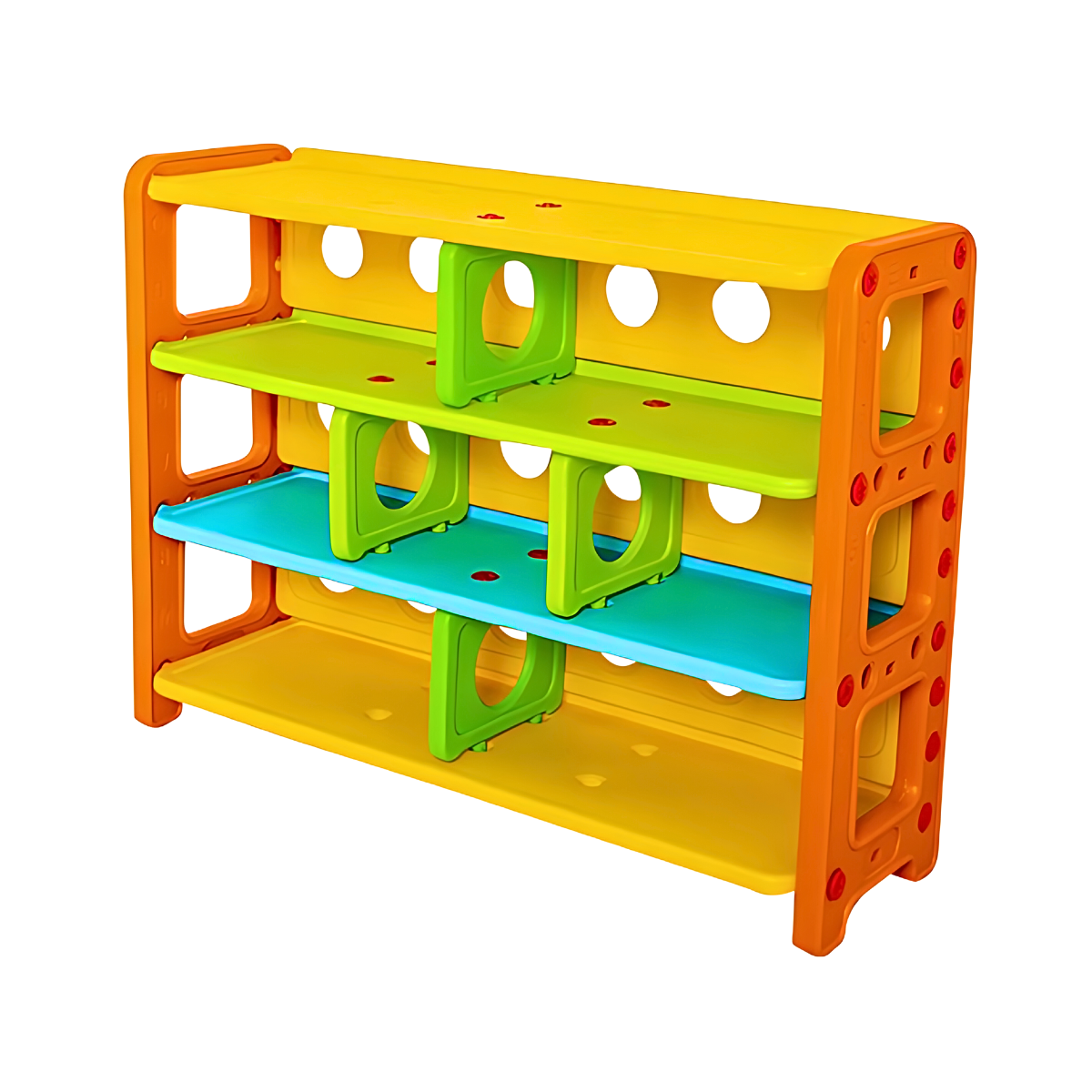 ชั้นวางหนังสือ ชั้นวางหนังสือแบบบี 7 ช่อง Kids Bookshelf B Type Bookshelf