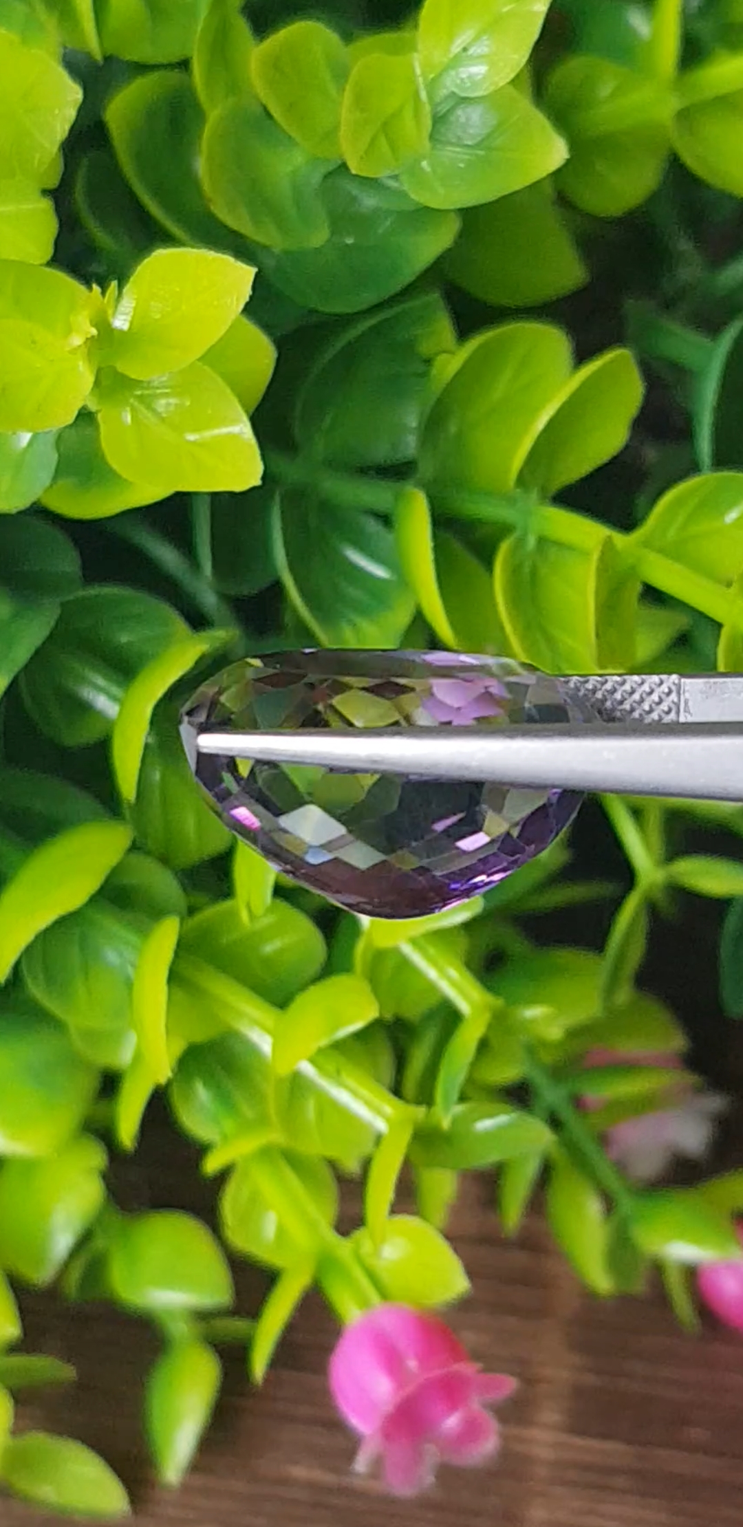 พลอย อเมทิส Amethyst 17.25 กะรัต (Cts.) พลอยแท้ อัญมณีมงคลประจําวันเกิด เครื่องประดับพลอย