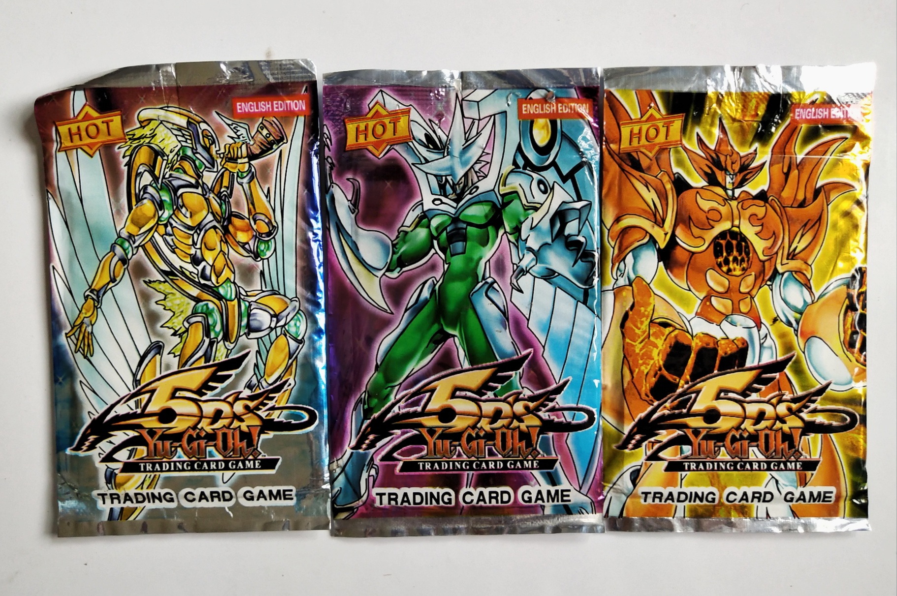 ของสะสม 5DS เทรดดิ้งการ์ด ยูกิโอYu Gi Oh! Trading Card Games, English Edition*3ลาย