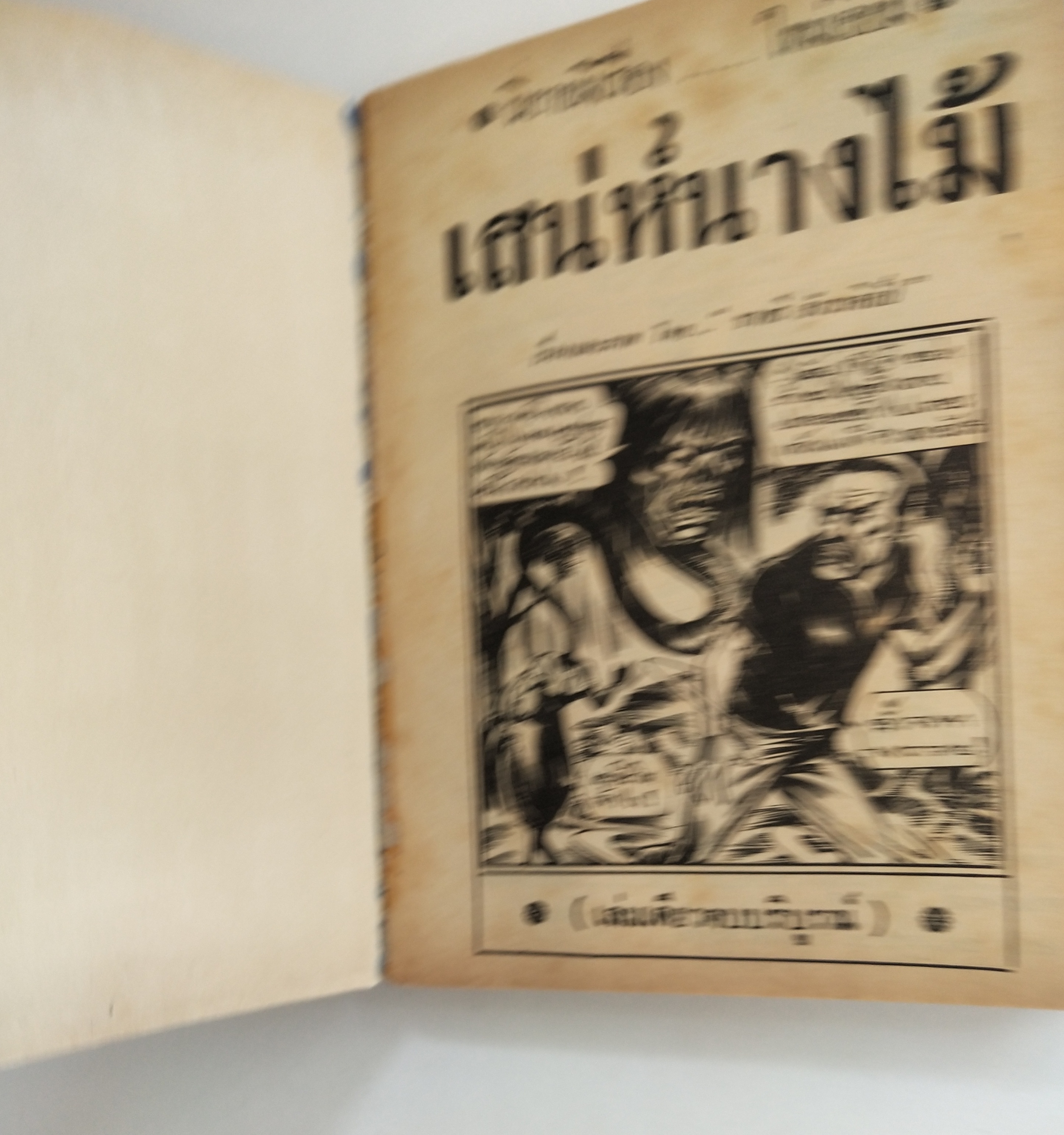 มีหลายภาพ หนังสือการ์ตูนไทยเก่า **มีตำหนิบ้าง เสน่ห์นางไม้ เล่มเดียวจบ โดย ชาตรี สังวรศิลป์