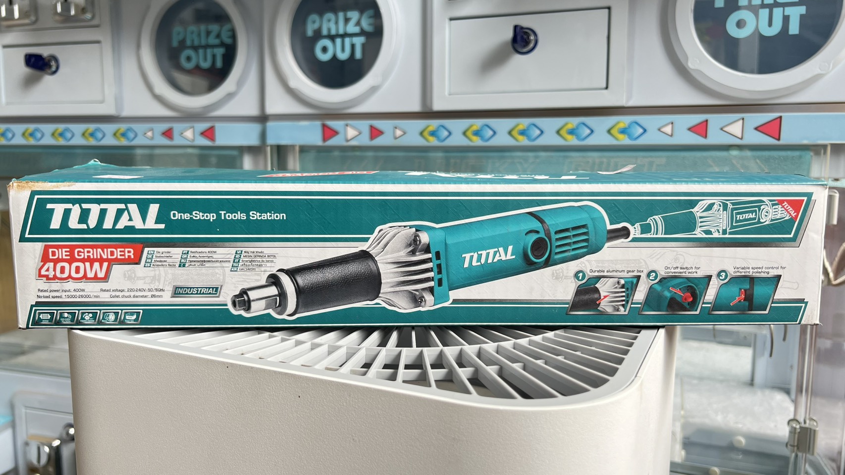 Total เครื่องเจียรแม่พิมพ์ คอยาว 1/4 นิ้ว รุ่น TG504062