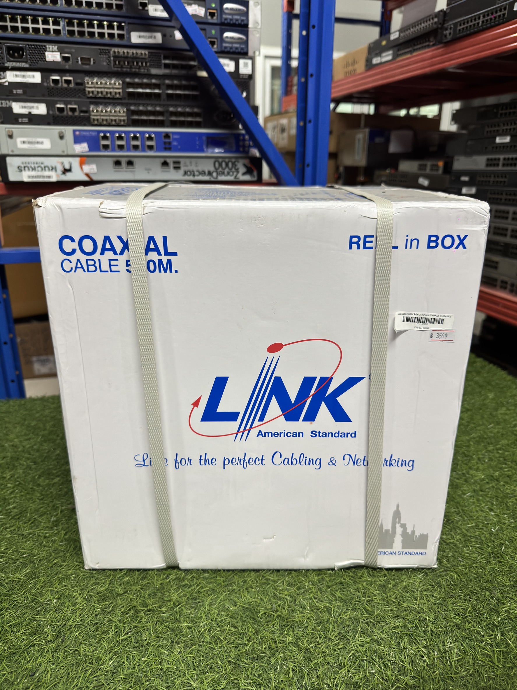 LinkCable 500M RG6/168 Power Line CB-0106AWA สายถัก 168 shield ป้องกันสัญญาณรบกวน