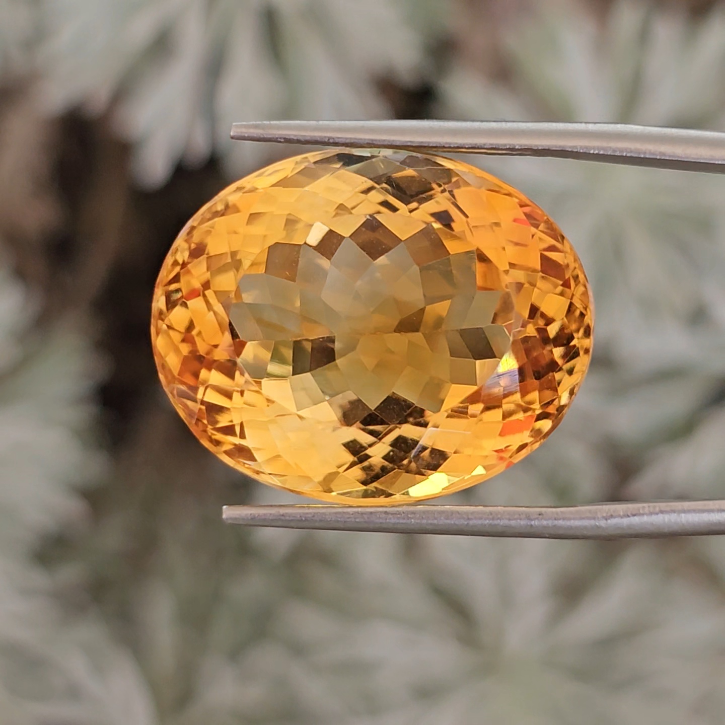 พลอย ซิทริน Citrine 32.66 กะรัต (Cts.) พลอยแท้ อัญมณีมงคลประจําวันเกิด เครื่องประดับพลอย