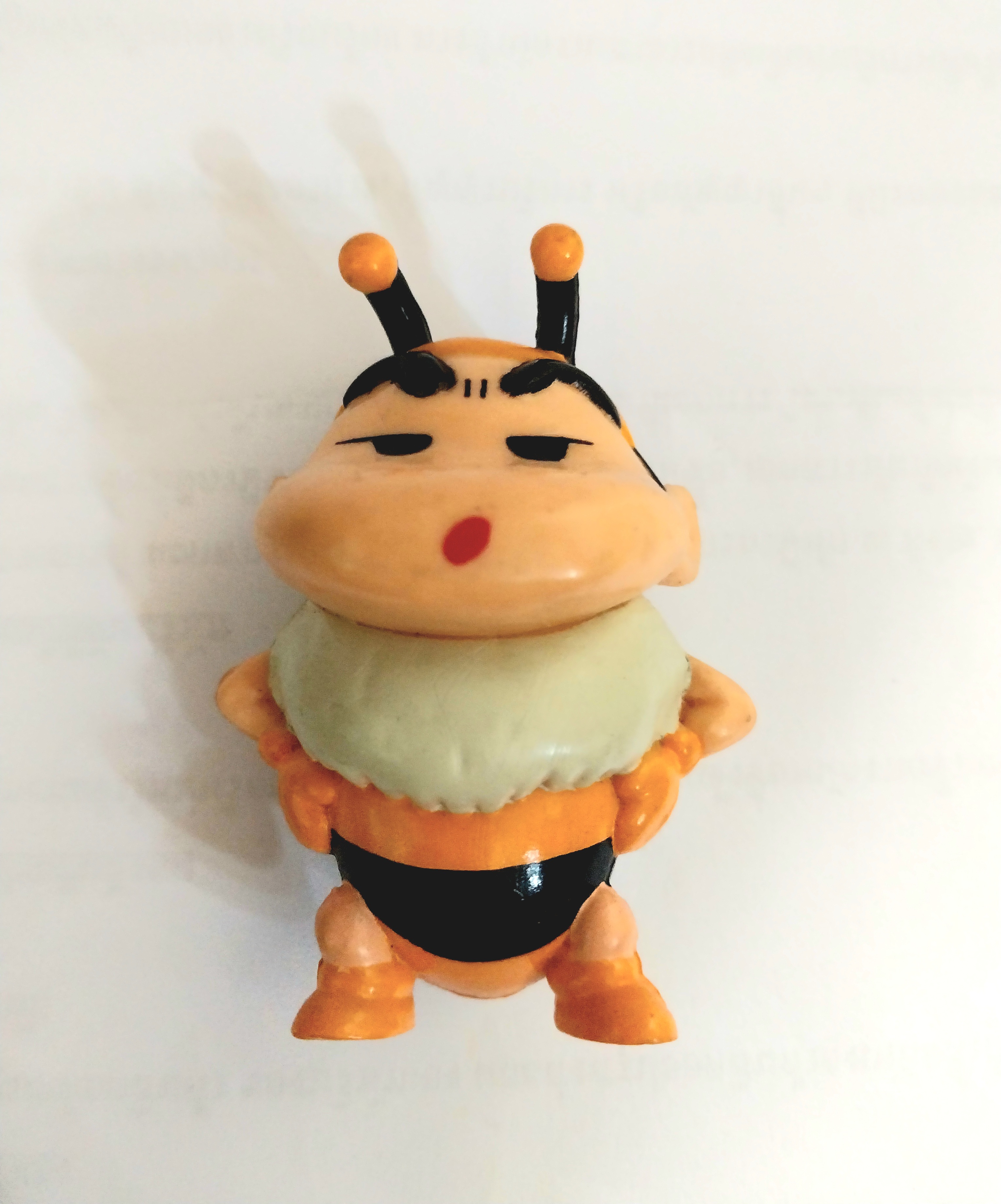 ตุ่นยางตัน ชินจังชุดผึ้ง พรีเมี่ยมแถม จากMKสุกี้ **มีตำหนิ โปรดดูทุกภาพ