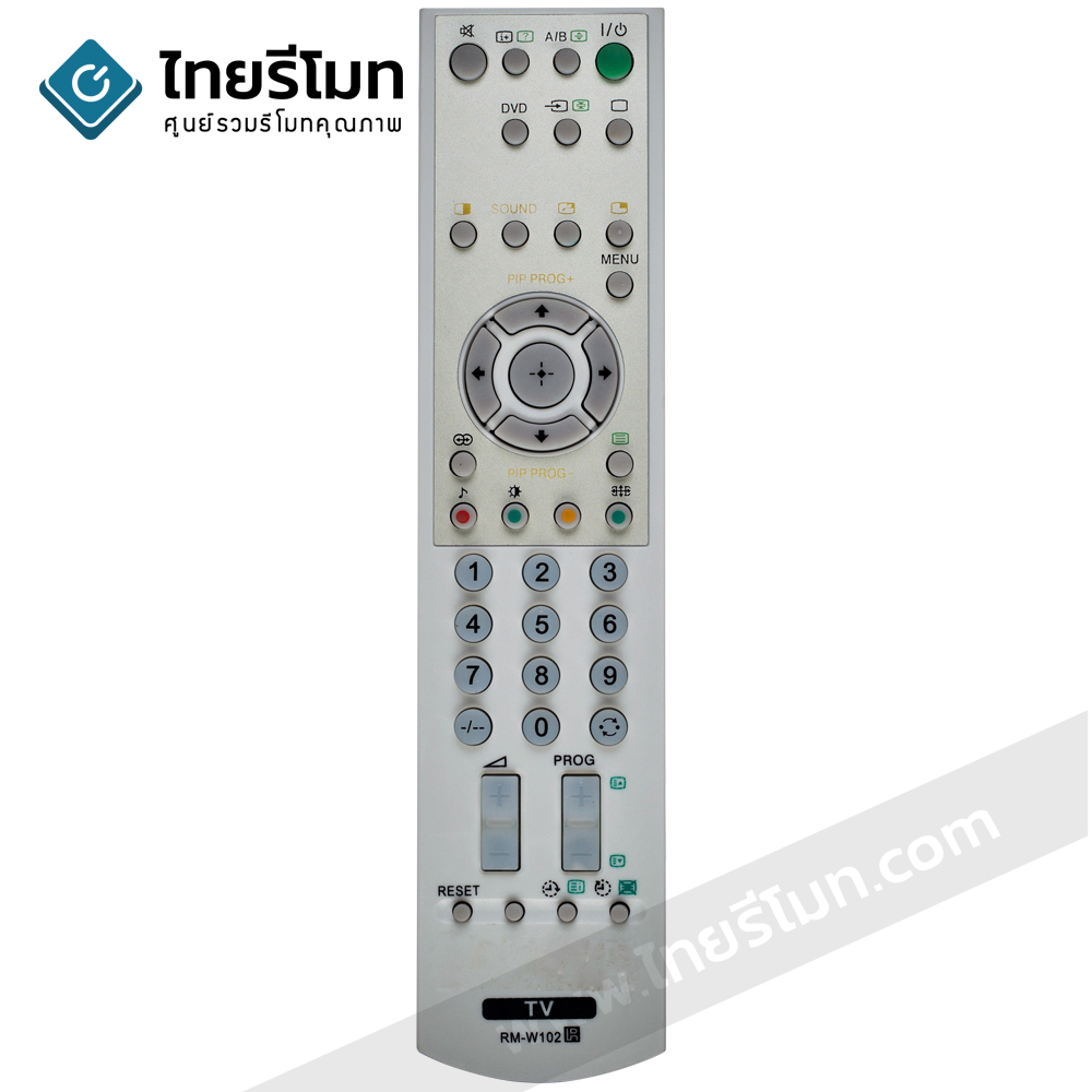 รีโมททีวี Sony รุ่นW102