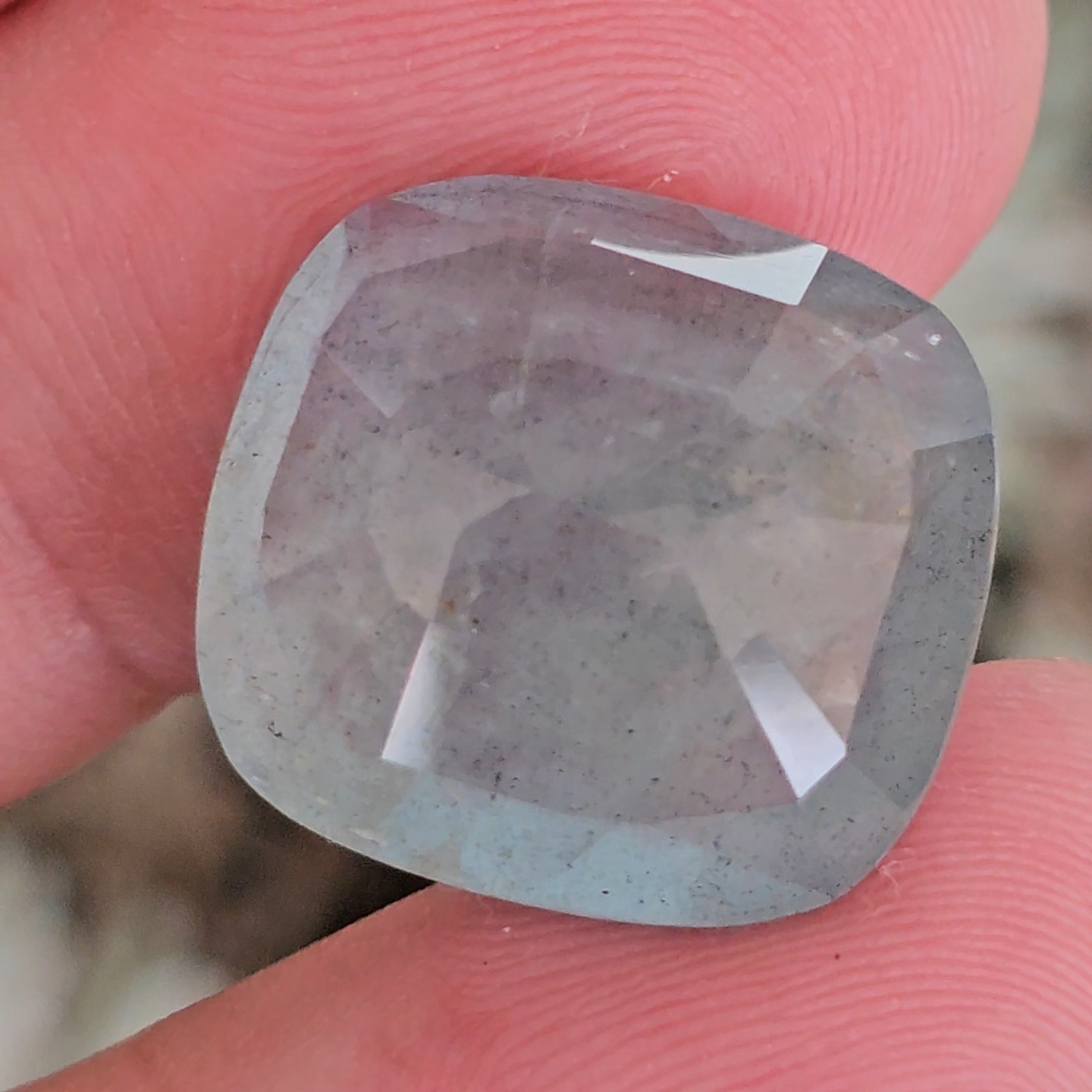 พลอย อความารีน Aquamarine 18.69 กะรัต (Cts.) พลอยแท้ อัญมณีมงคลประจําวันเกิด เครื่องประดับพลอย