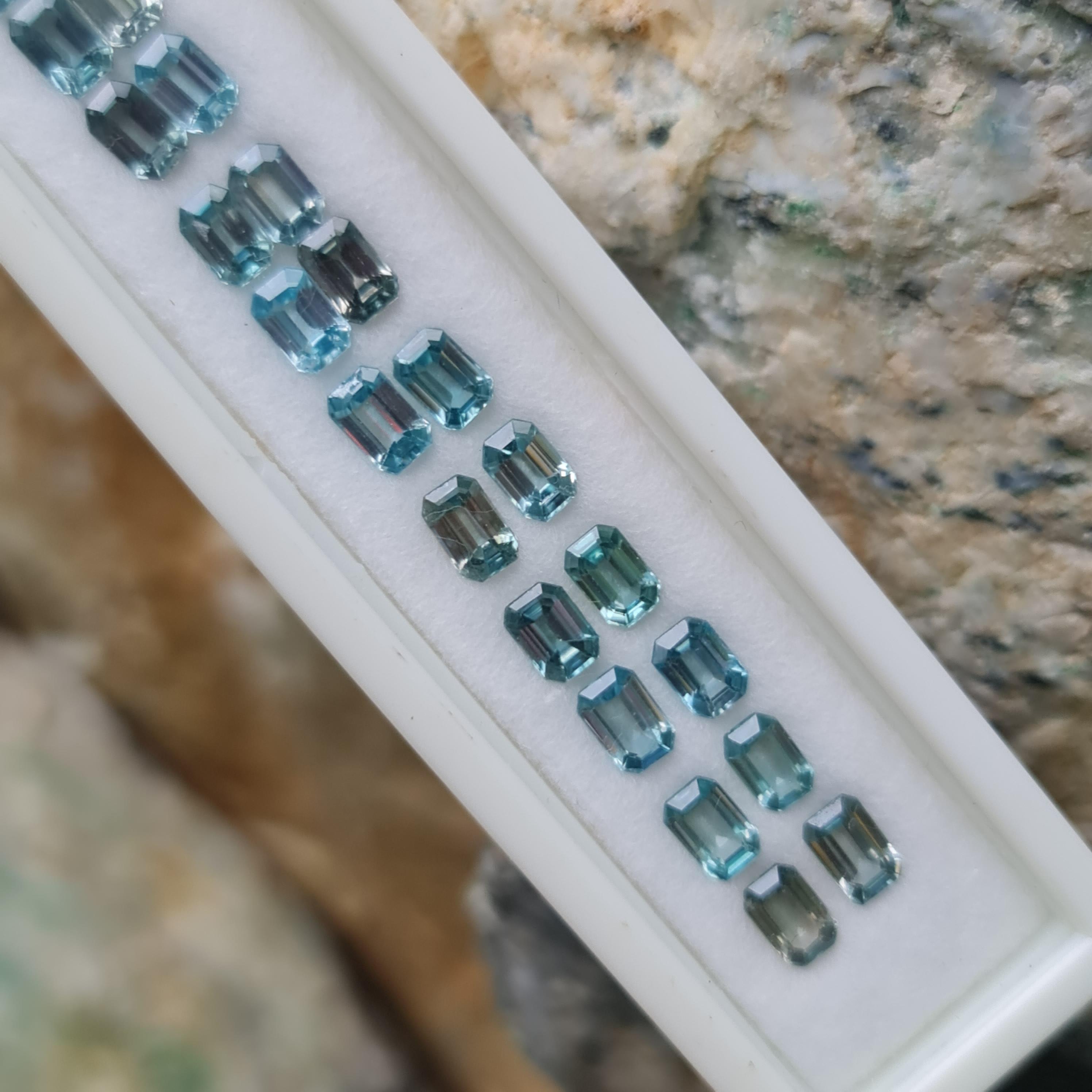 พลอย เพทาย Natural Zircon 26 เม็ด 20.60 กะรัต (Cts.) พลอยแท้ อัญมณีมงคลประจําวันเกิด เครื่องประดับพลอย