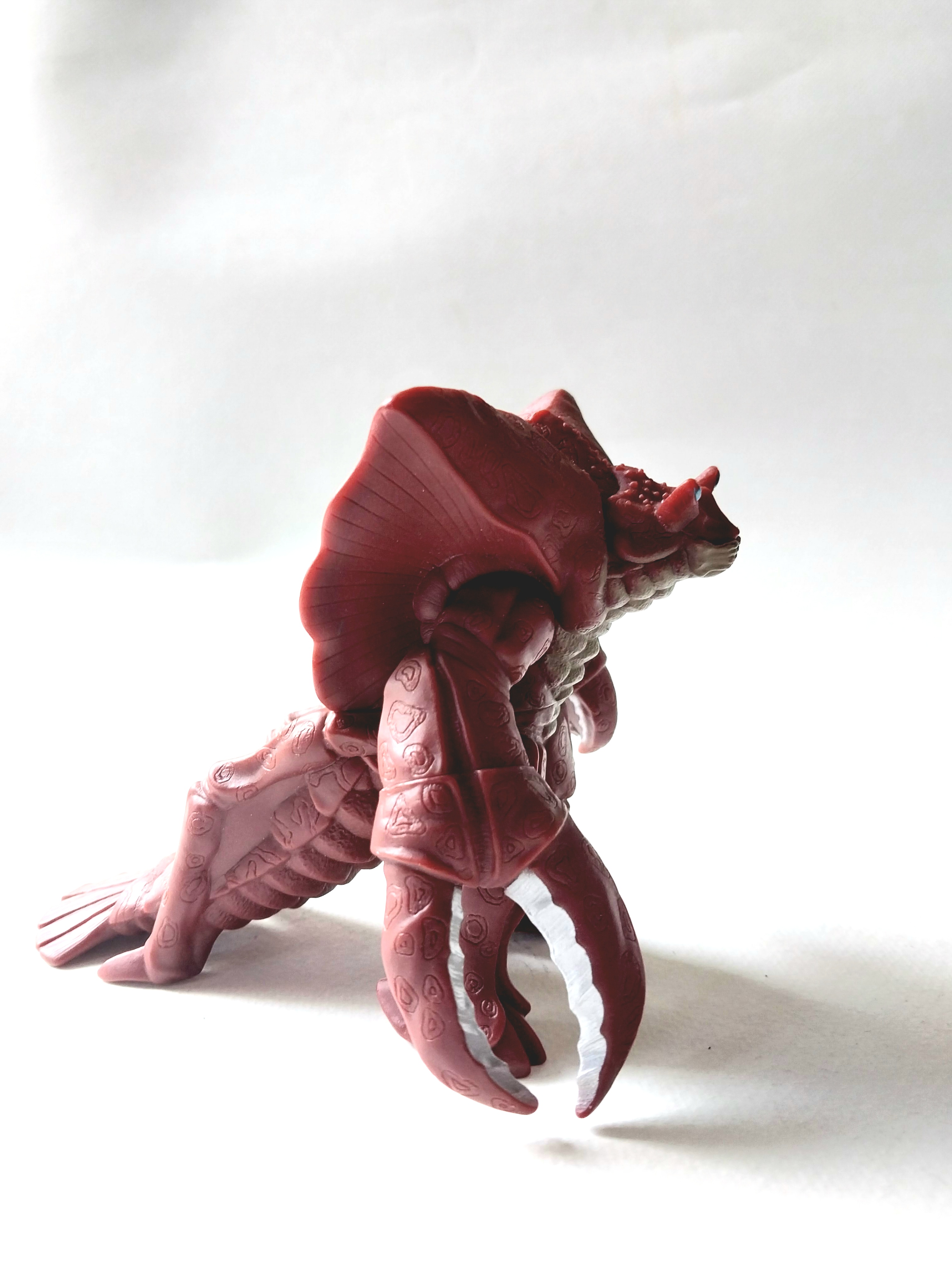 ซอฟ5นิ้ว สปาร์คดอล สัตว์ประหลาด เรคิวบัส จากอุลตร้าแมนไดน่า ขนาดตามรูป สภาพดี งาน bandai 1989 japan มีรอยบ้างขาย สติ๊กเกอร์อยู่ครบ