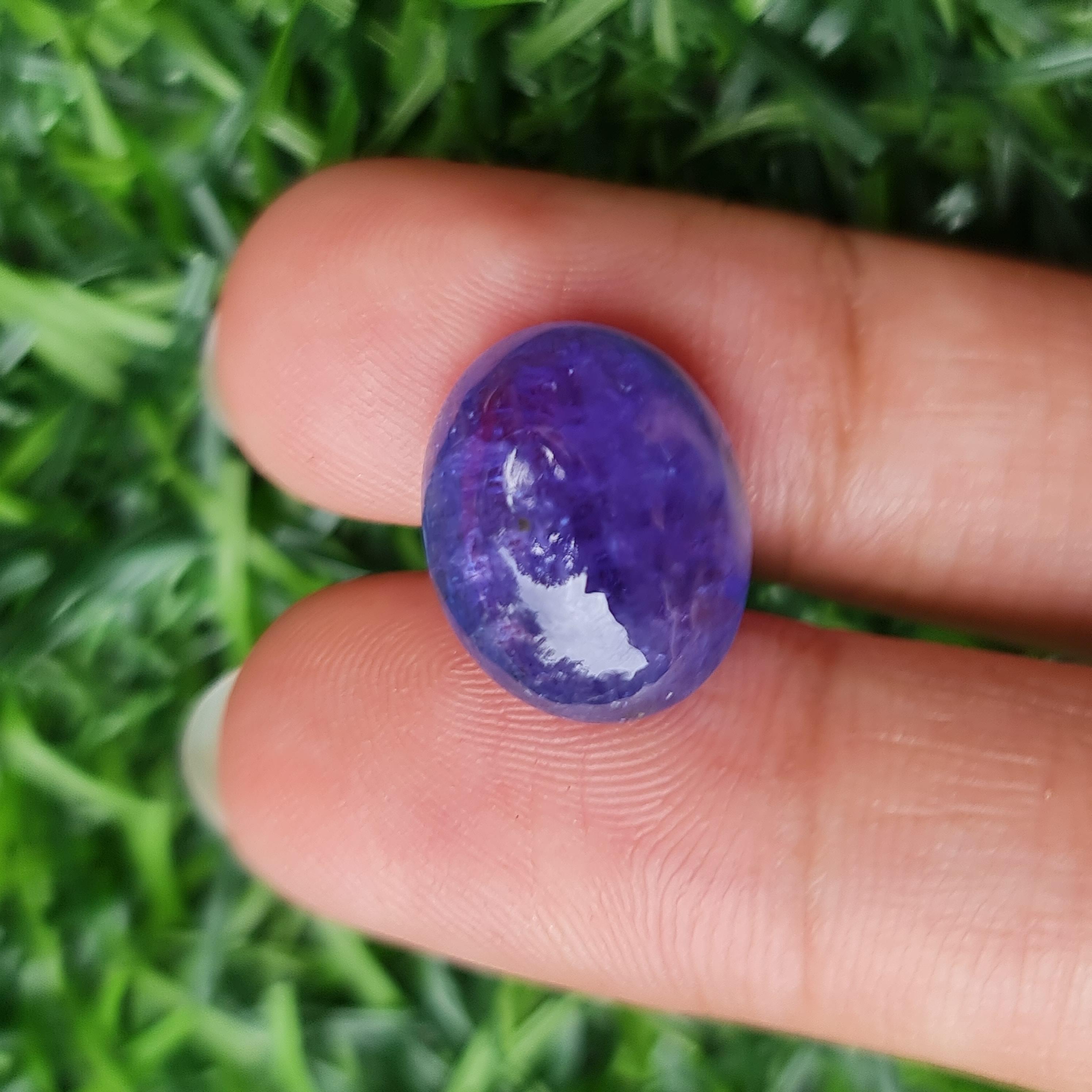 พลอย แทนซาไนท์ Tanzanite 11.72กะรัต (Cts.) พลอยแท้ อัญมณีมงคลประจําวันเกิด เครื่องประดับพลอย