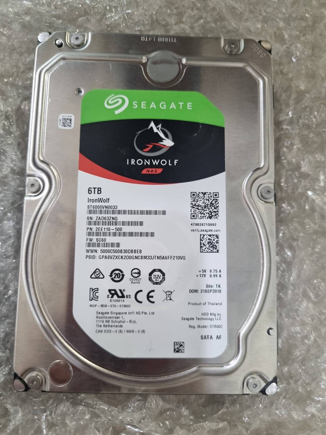HDD Seagate 6 TB