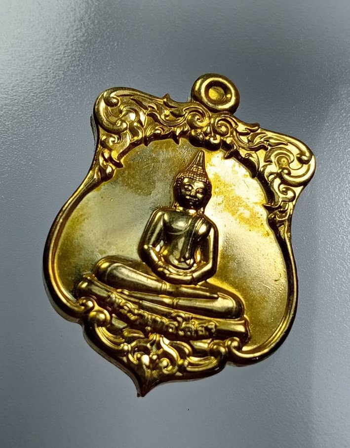 A7557 พระพุทธโสธร ที่ระลึกประดิษฐานพระบรมสารีริกธาตุ พระมณฑปเจดีย์ วัดบางปรงธรรมโชติการาม จ.ฉะเชิงเทรา