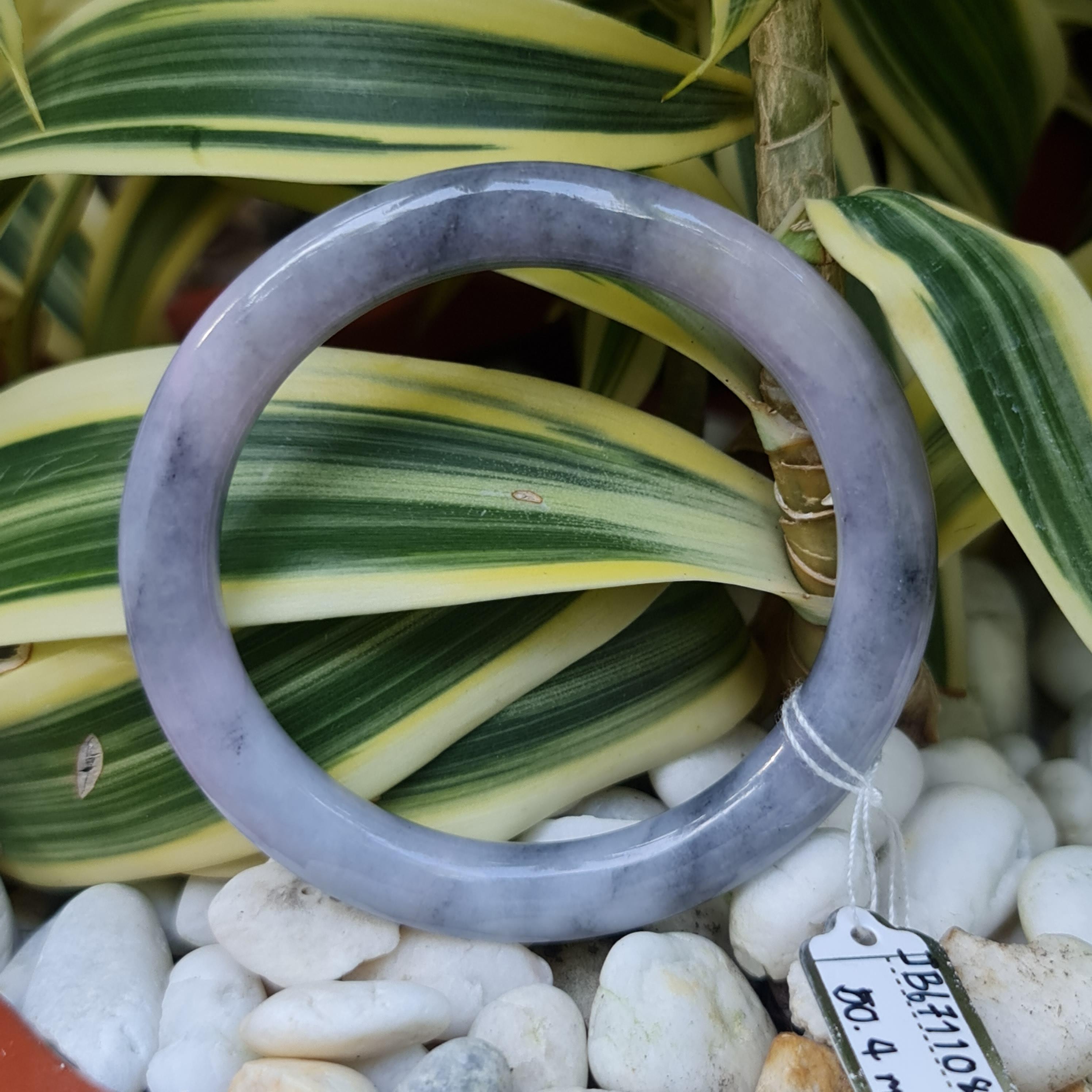 JB6711083 หยก พม่า แท้ Jade กำไลหยก (Jadeite bracelet) พม่า (Myanmar) 50.4 มม.