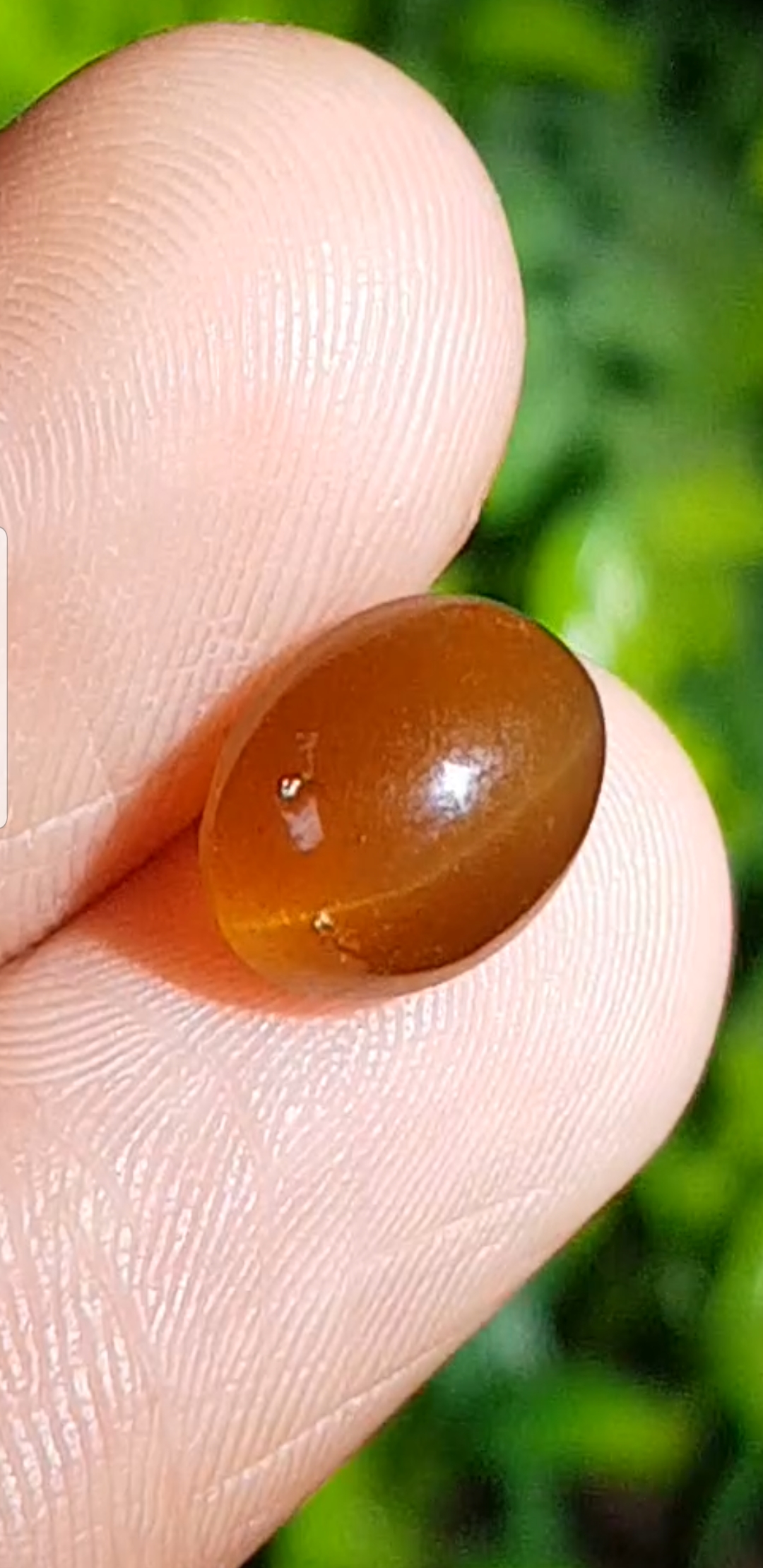 พลอย ตาแมว อะพาไทต์ Cat eye Apatite 4.35 กะรัต (Cts.) พลอยแท้ อัญมณีมงคลประจําวันเกิด เครื่องประดับพลอย