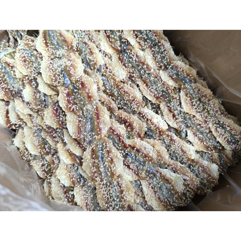 2 PV. ปลาแห้งหางเหลืองโรยงา ใหม่ สด หอม หวาน อร่อย ขนาด 200 กรัม