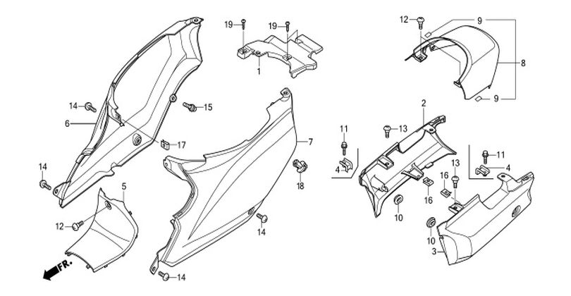 สมุดภาพอะไหล่แท้ฮอนด้า ดรีม110ไอ/ซุบเปอร์คัพ