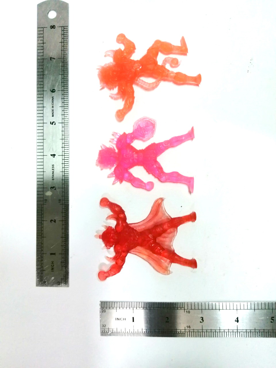 ตุ๊กตุ่นยาง เซนต์เซย่า เอเลียส มู(แดง)สกอร์เปี้ยน มิโร (ส้ม)ซิลเวอร์เซนต์ เพอซีอุส (ชมพู)