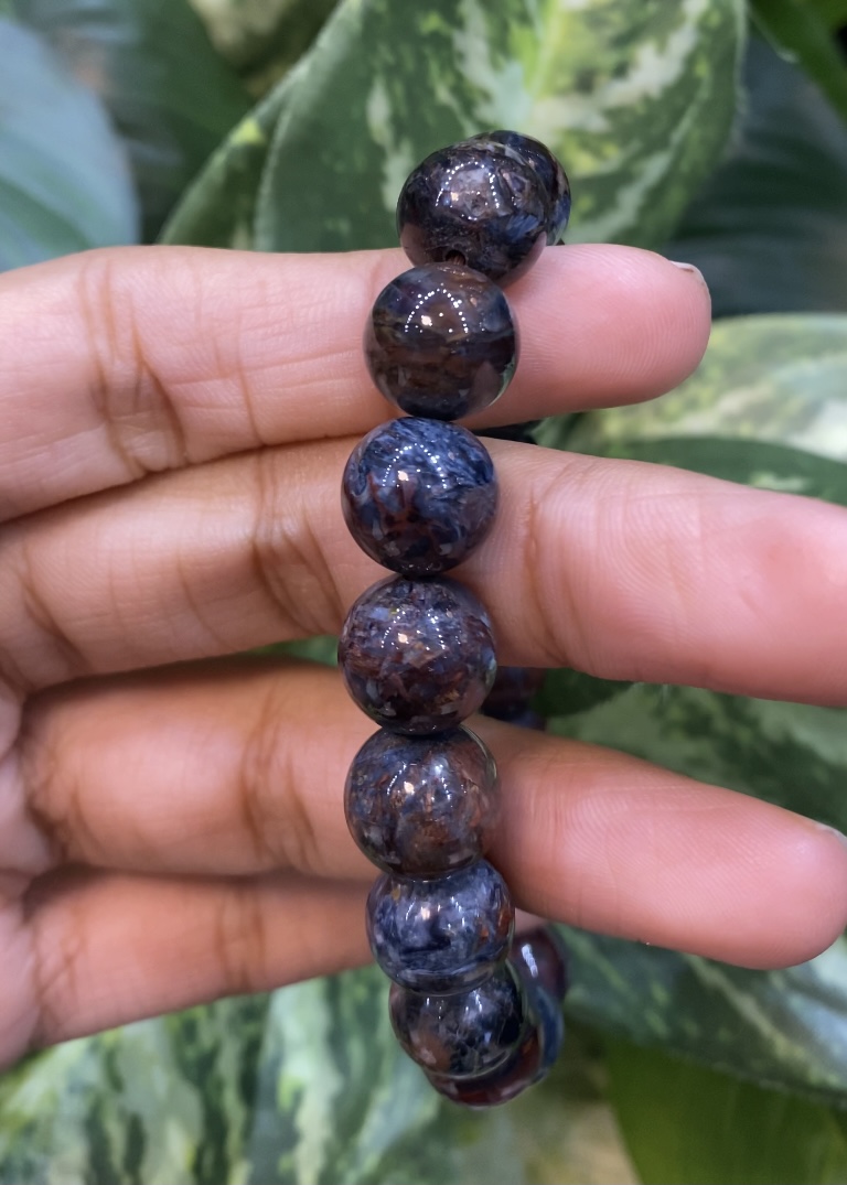 กำไลพลอยแท้ ปีเตอร์ไซต์ Pietersite Bracelet