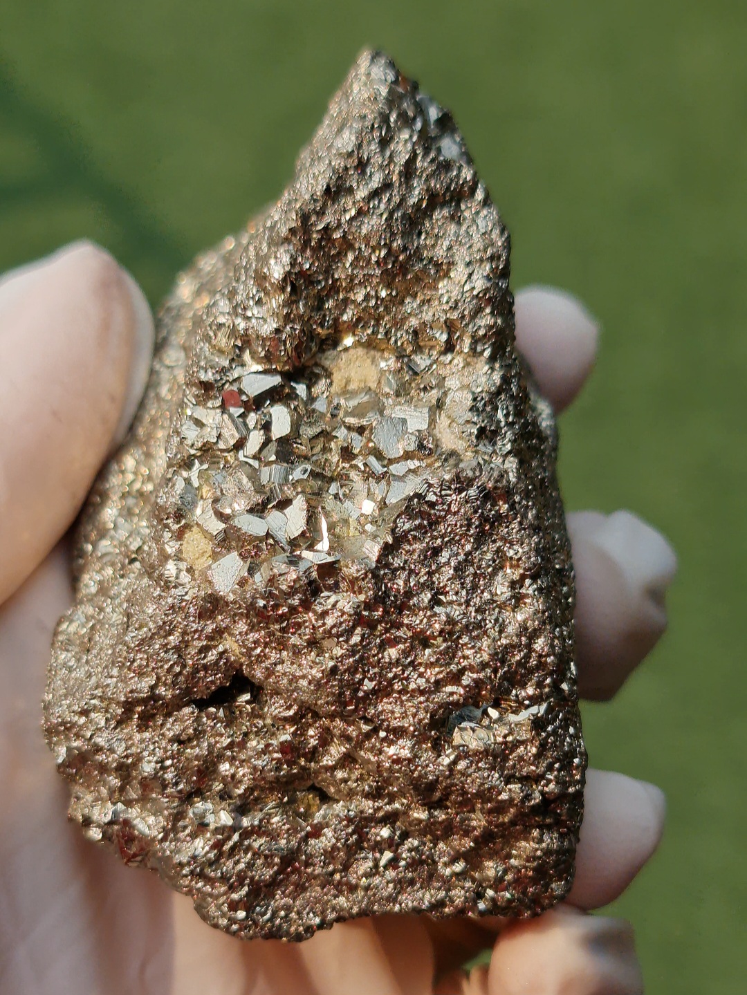 ก้อนผลึก ไพไรท์ Raw Rough Pyrite 456 กรัม (Grams) พลอยแท้ อัญมณีมงคลประจําวันเกิด เครื่องประดับพลอย