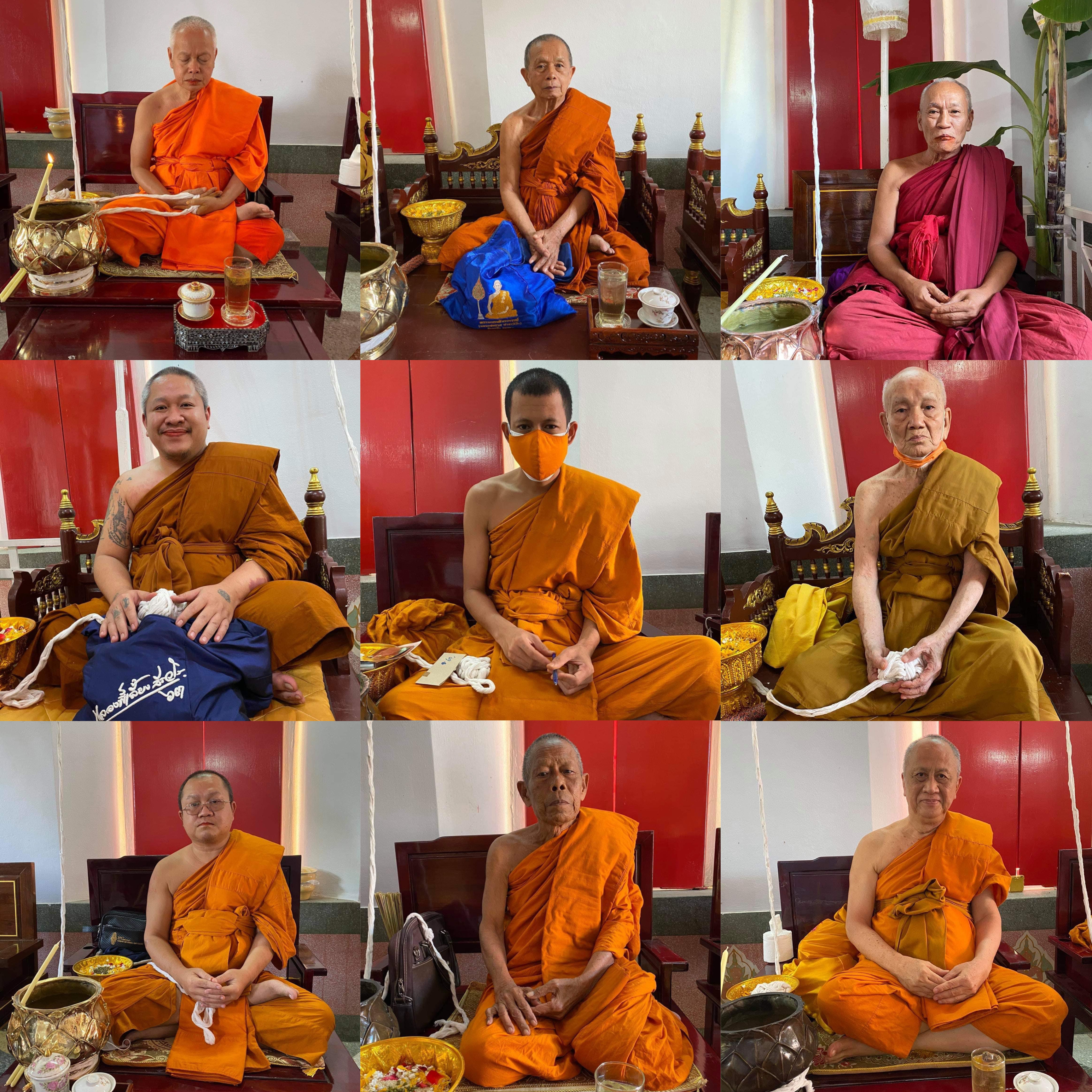 พญาครุฑ พญาเวนไตย รหัส 10 เนื้อบรอนซ์ชุบทองลงยาส้ม