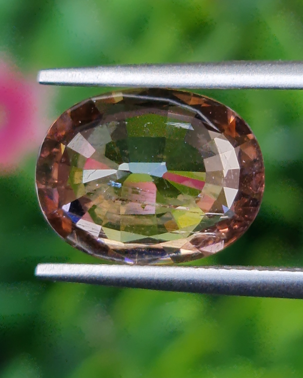 พลอย ทัวร์มาลีน Tourmaline Pink 4.29 กะรัต (Cts.) ดิบ Unheated พลอยแท้ อัญมณีมงคลประจําวันเกิด เครื่องประดับพลอย