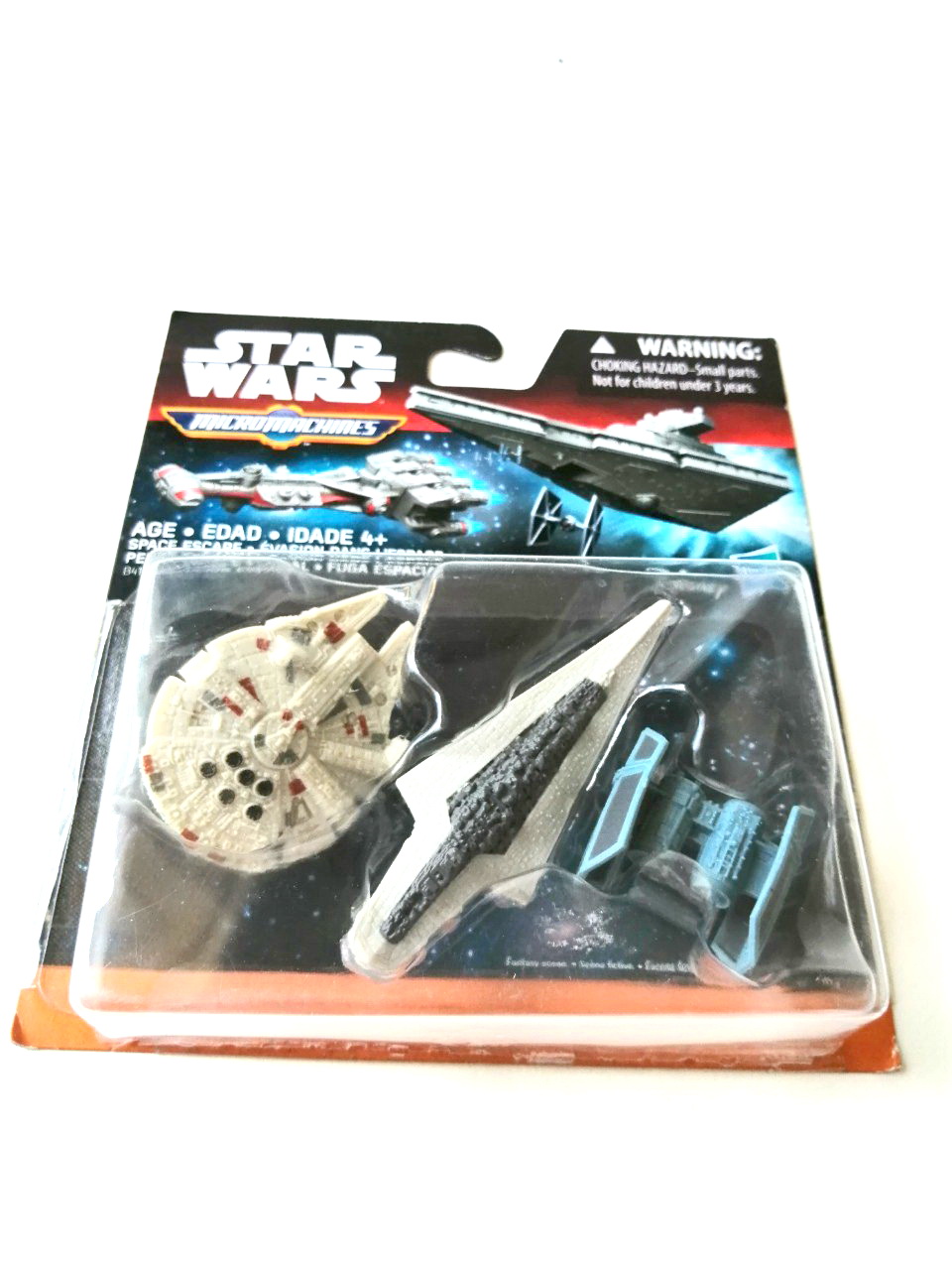 ชุดยานเหล็ก 3 ลำ จากภาพยนตร์ STAR WARS ชุด ดั้งเดิม ยานมิลเลนเนียม ฟอลคอน, ยานซุปเปอร์ สตาร์เดสทอนเออร์, ยานไท บอมเบอร์ งานโลหะ ขนาดเล็ก ยังไม่แกะแพค ของใหม่