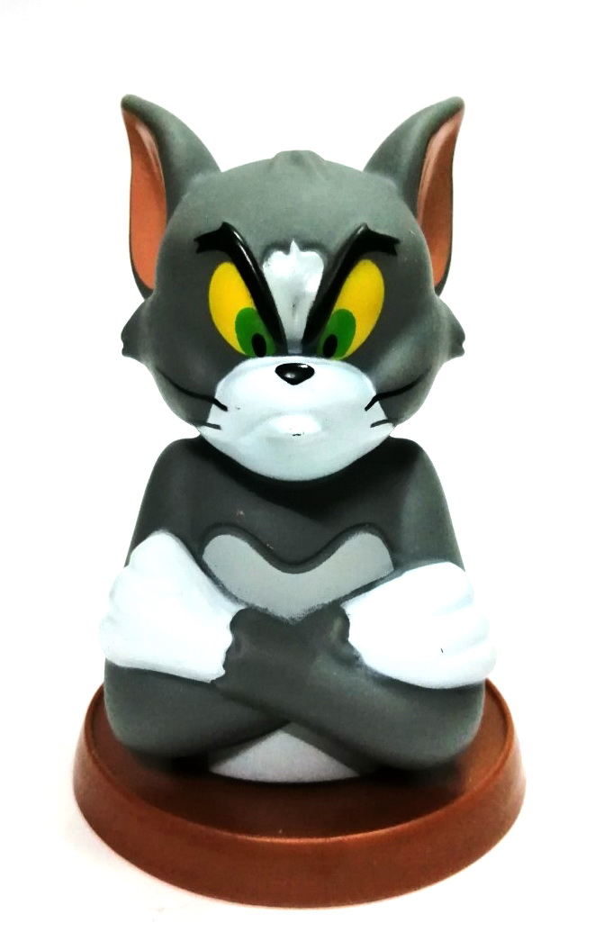 ท็อปเปอร์ แก้วน้ำ EGV บัซครึ่งตัว TOM จากเรื่อง TOM & JERRY งานเก่าเก็บ