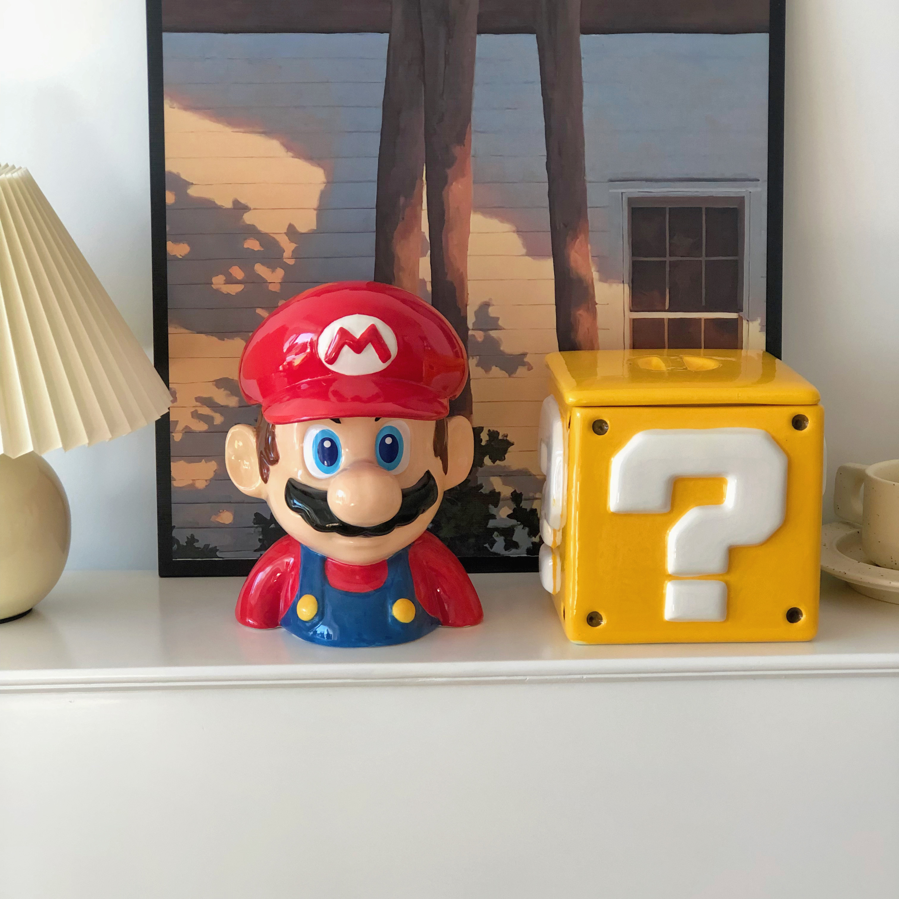 (PRE-ORDER) โถเก็บของ เซรามิก MARIO