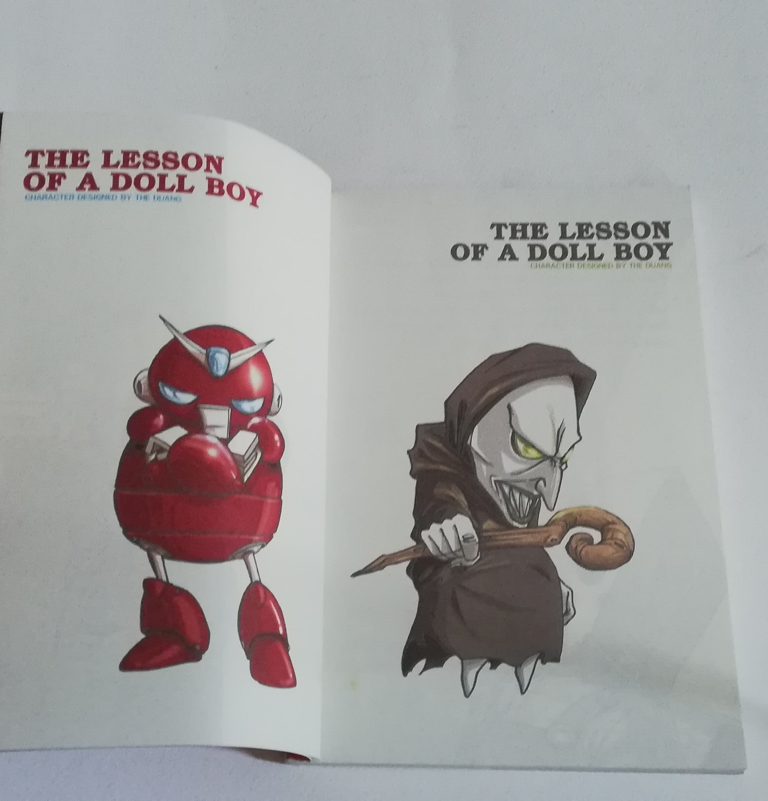 มีหลายภาพหนังสือปกมีตำหนิโปรดตรวจสอบทุกภาพ, หนังสือการ์ตูนจากเดอะดวง เด็กชายตุ๊กตา พิมพ์ครั้งที่ 3 กุมภาพันธ์ 2553 เรื่องและภาพโดยเดอะดวง