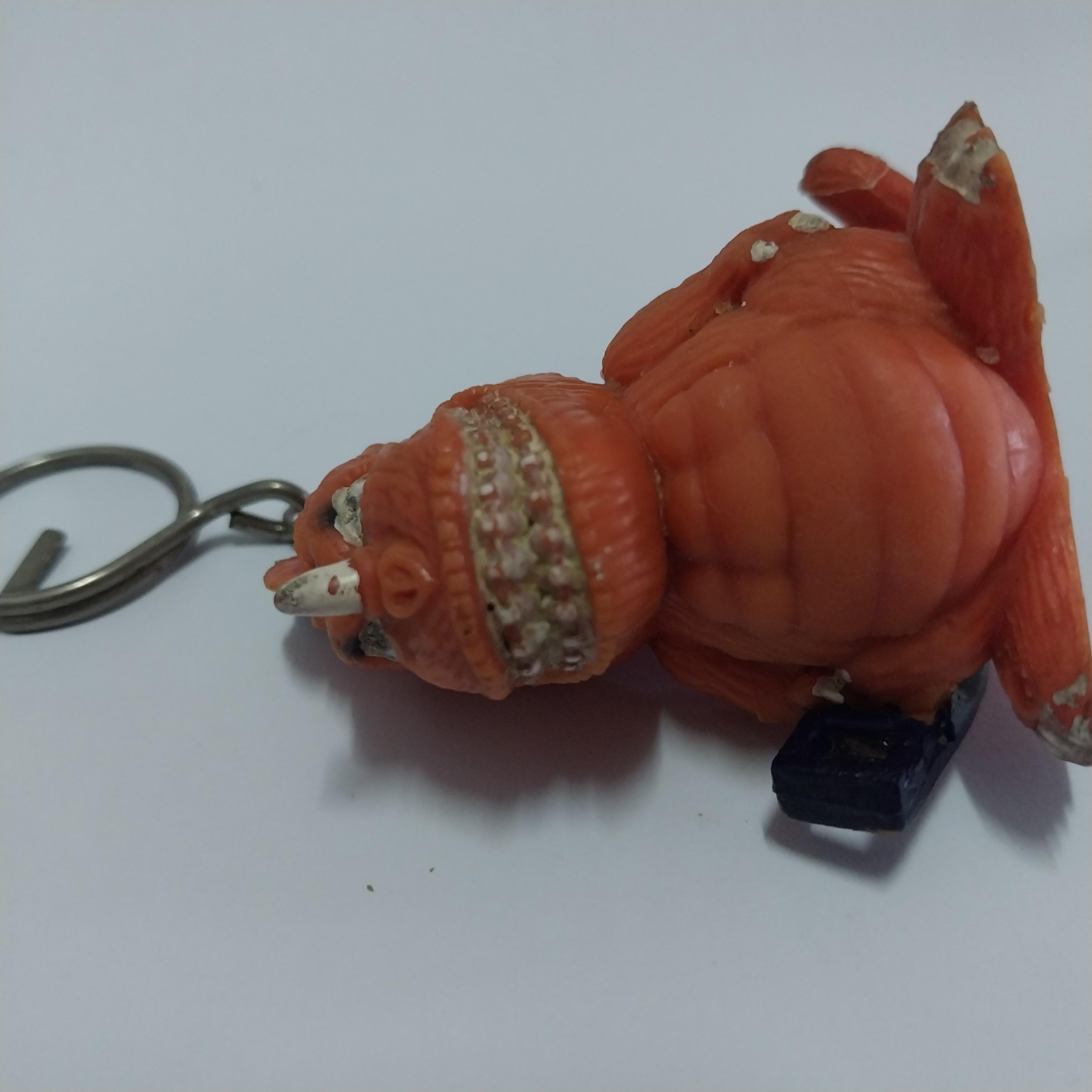 มีหลายภาพ,ฟิกเกอร์งานไทย ยางตัน ก๊อดจิ รุ่นสีส้ม**มีตำหนิ ตามภาพ ของแถมพรีเมี่ยม จากปั๊มน้ำมัน เก่าเก็บ มือสองสภาพดี หายาก สำเนา